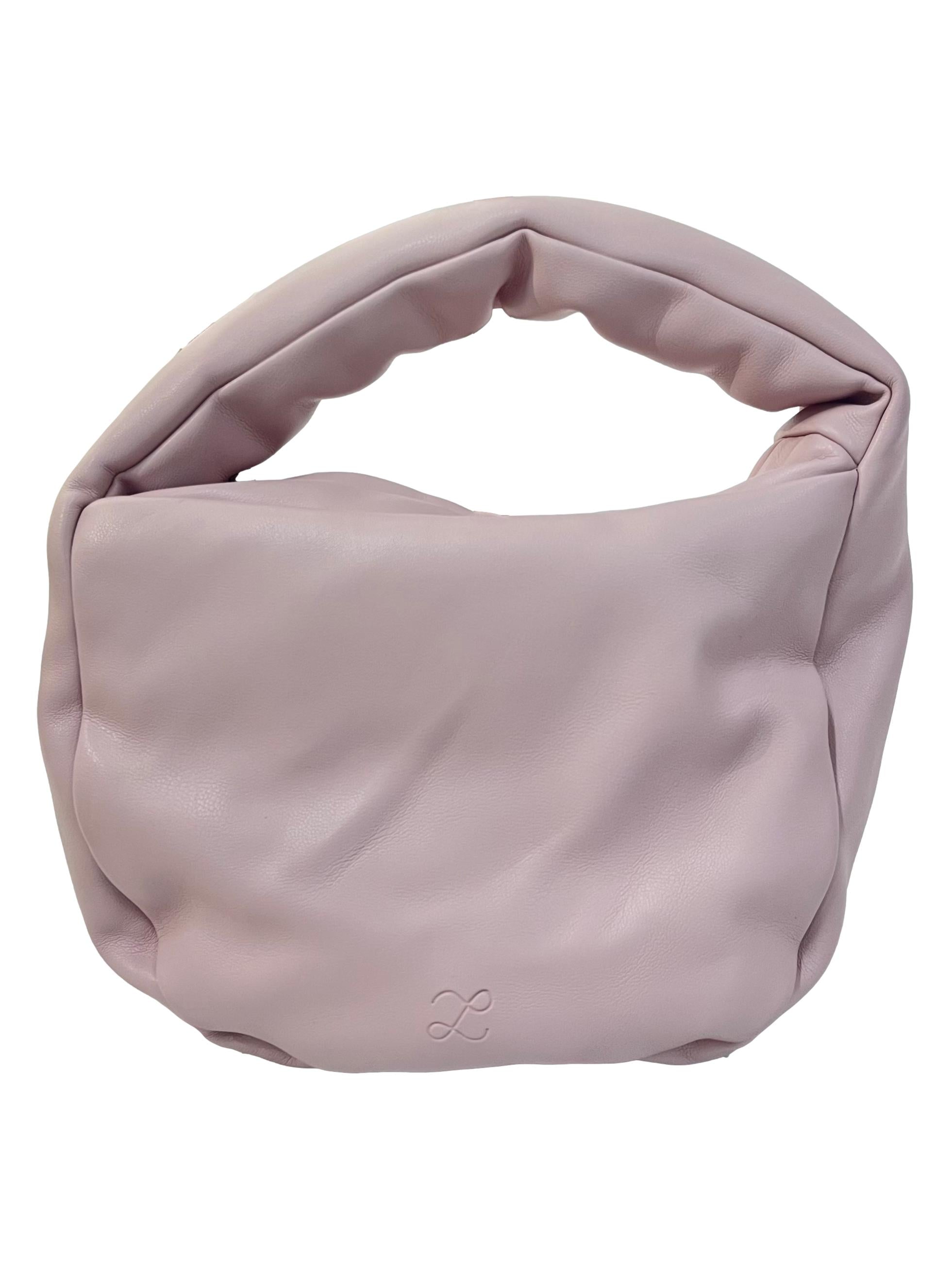Light Pink Cloud Vegan Mini Hobo Bag