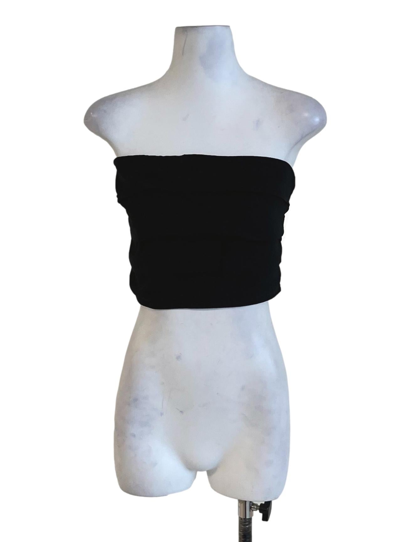 Black Lizzy Tiered Tube Top