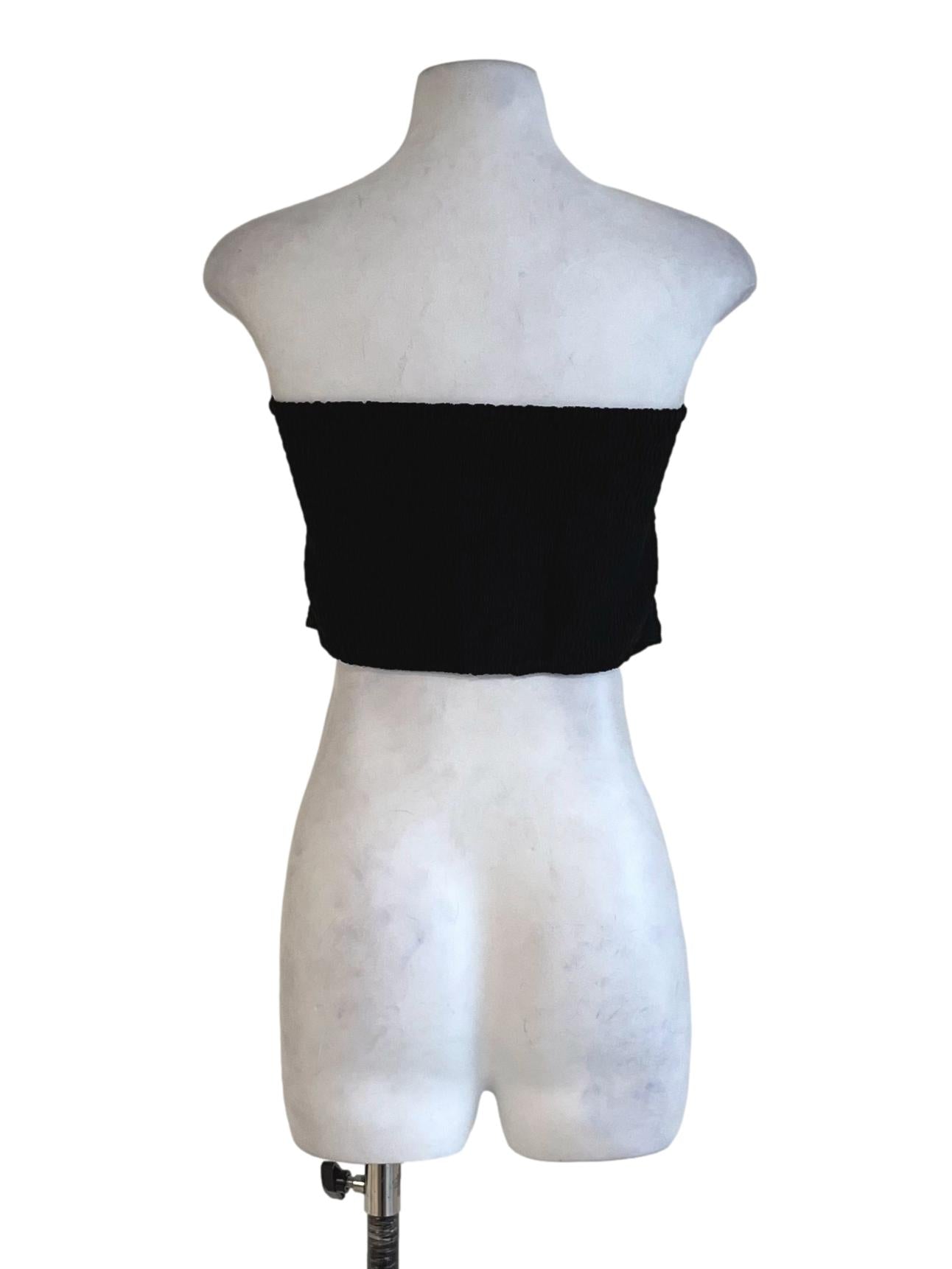 Black Lizzy Tiered Tube Top