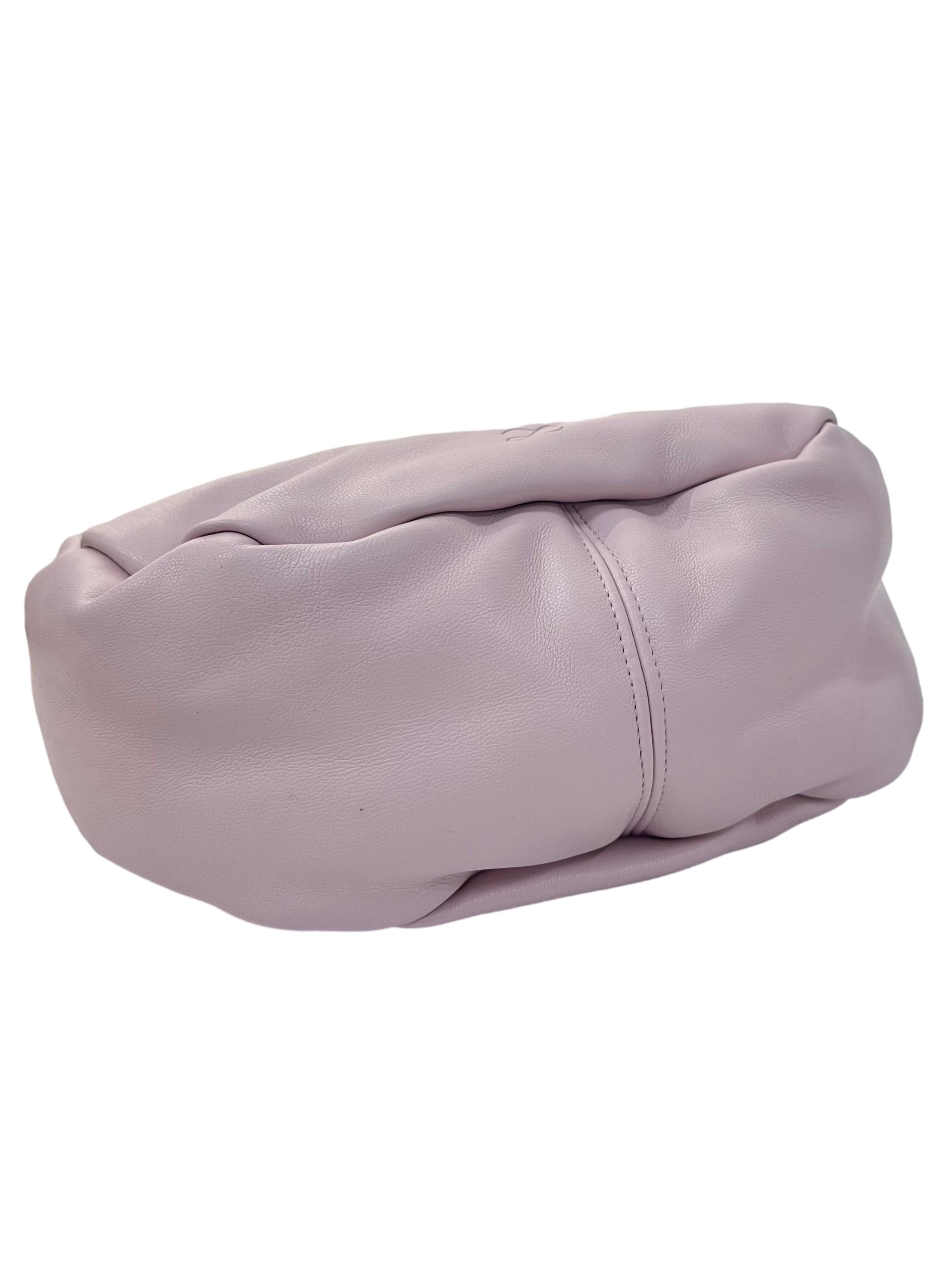 Light Pink Cloud Vegan Mini Hobo Bag