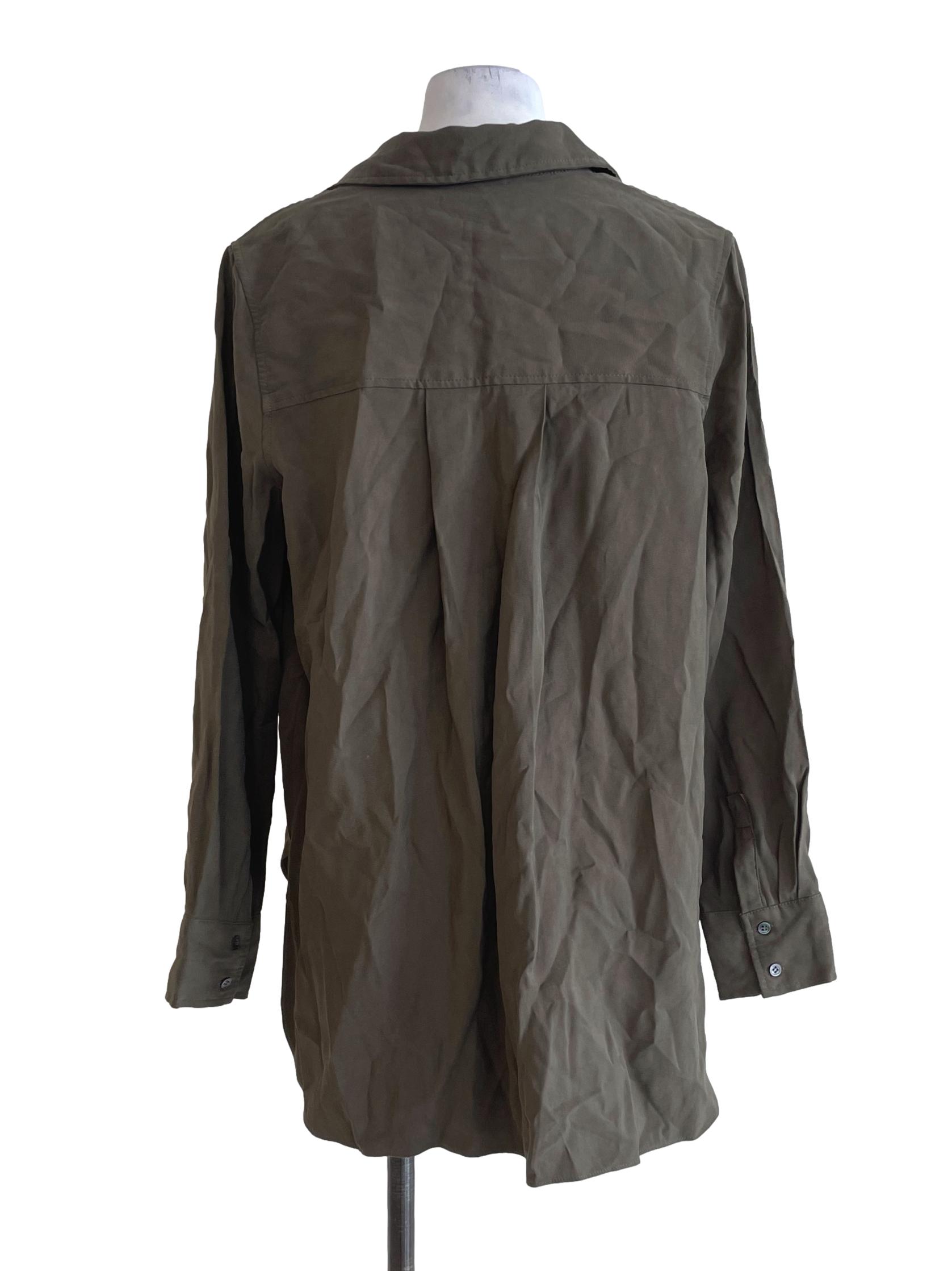 Army Green Button Up Shirt LB