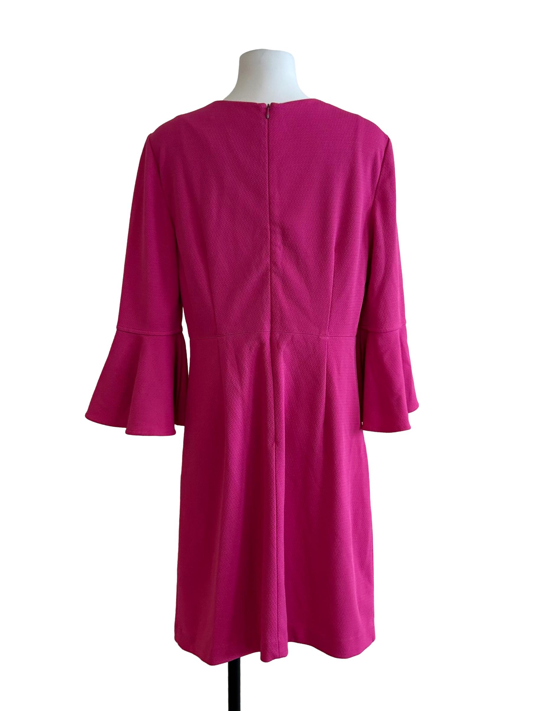 Hot Pink Textured Dress