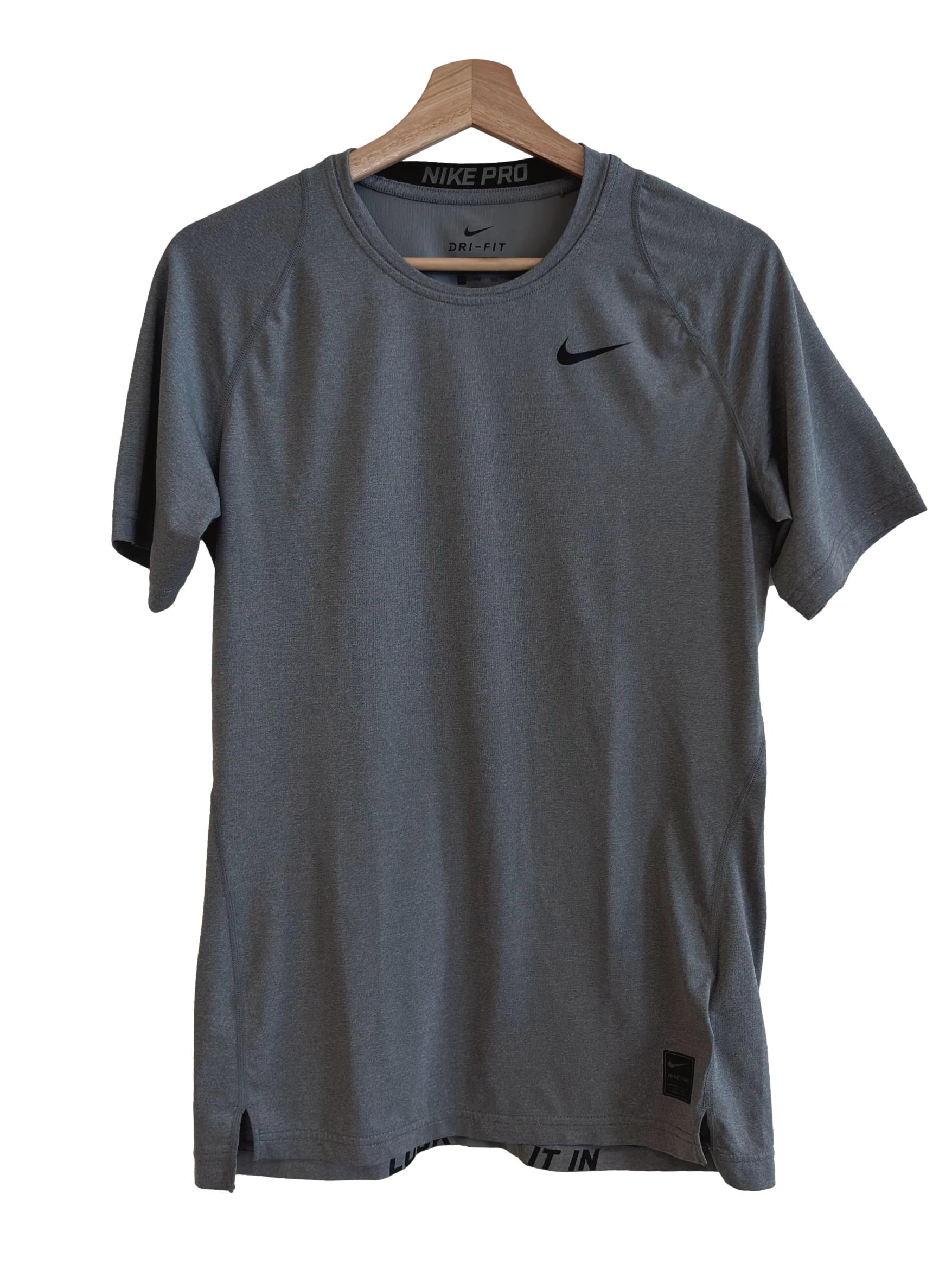Grey Logo Compression Tee