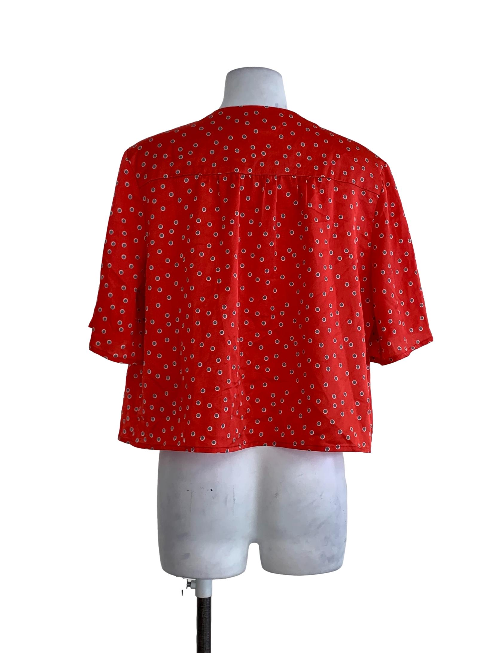 Red Dot Blouse