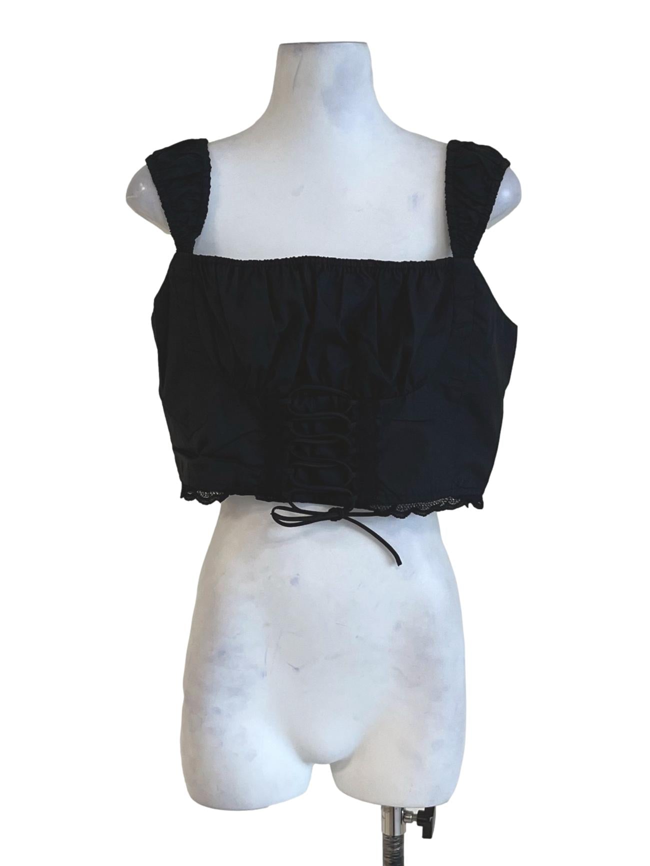 Black Stacey Corset Top