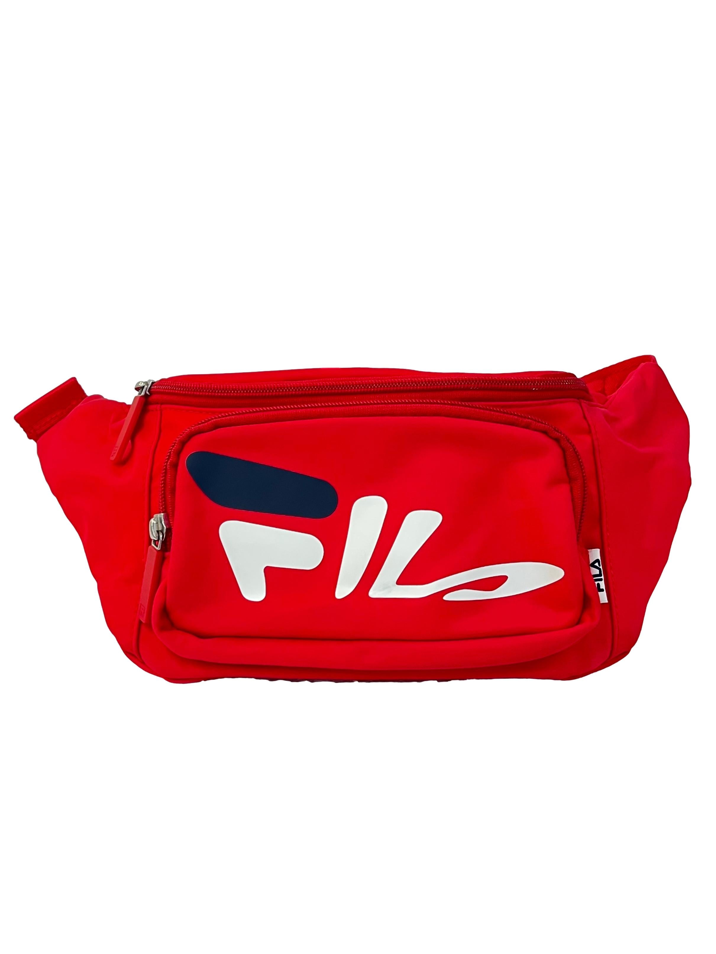 Red Logo Belt Bag