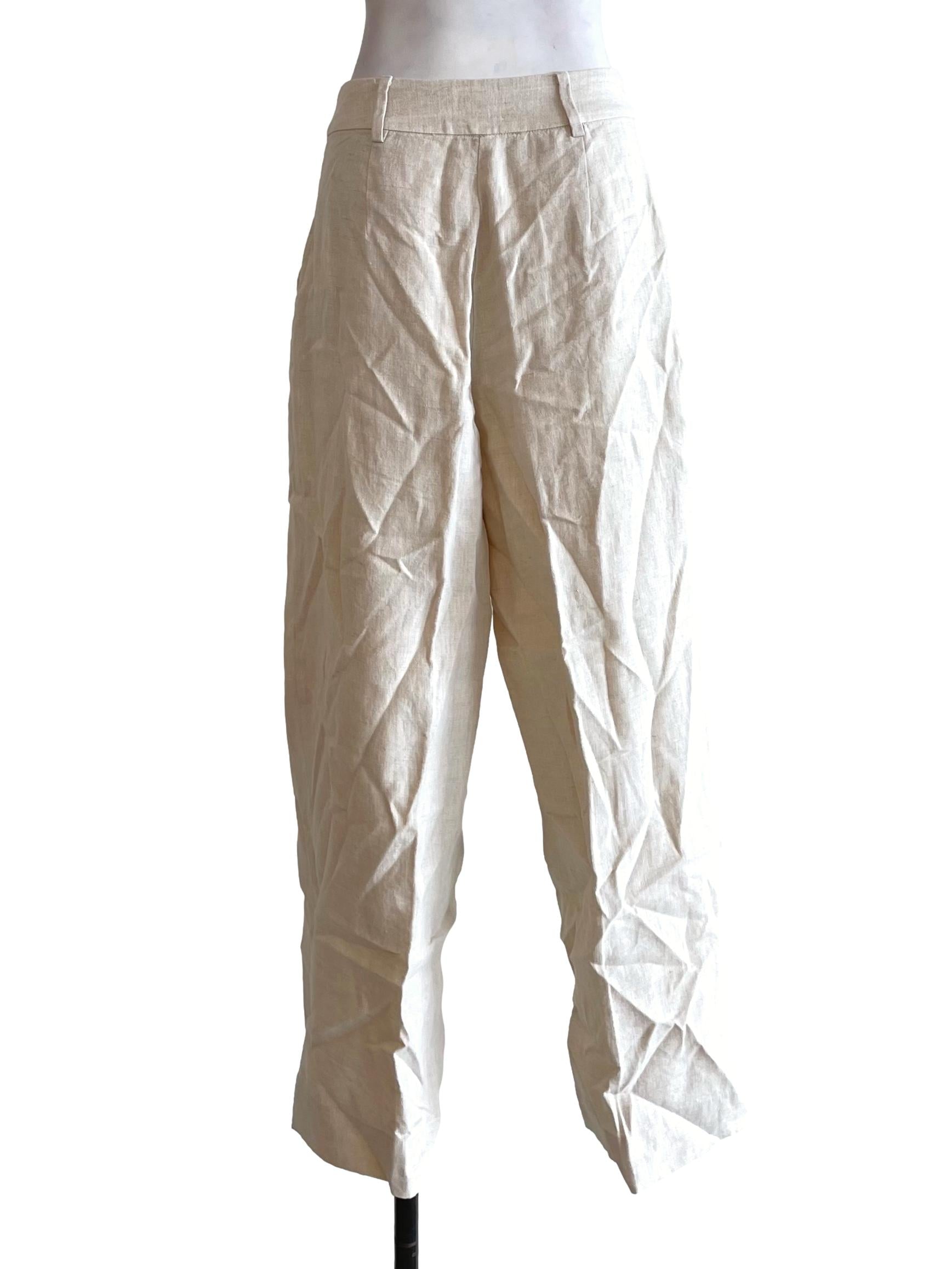 Linen Pleated Formal Pants OSN
