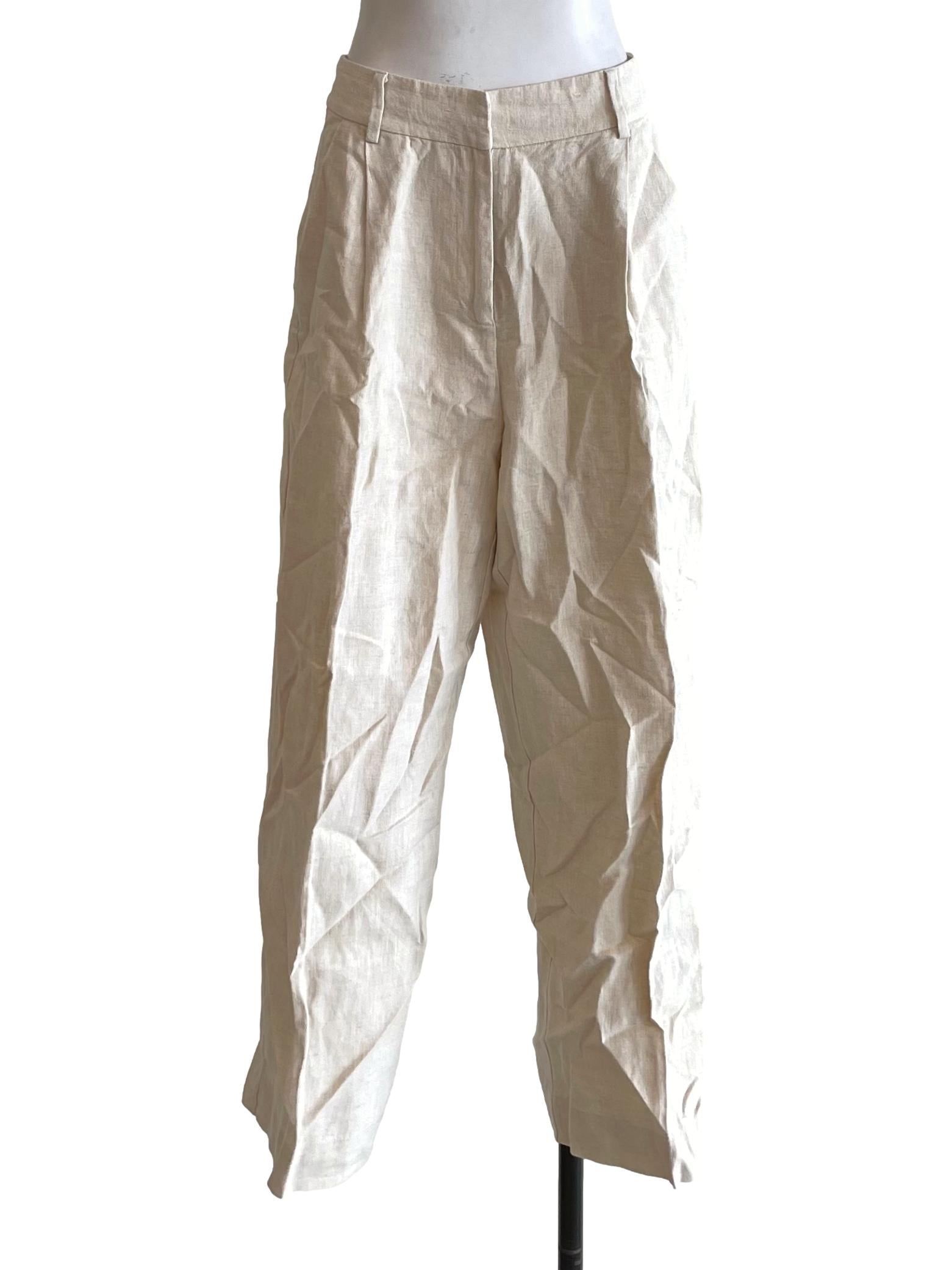 Linen Pleated Formal Pants OSN