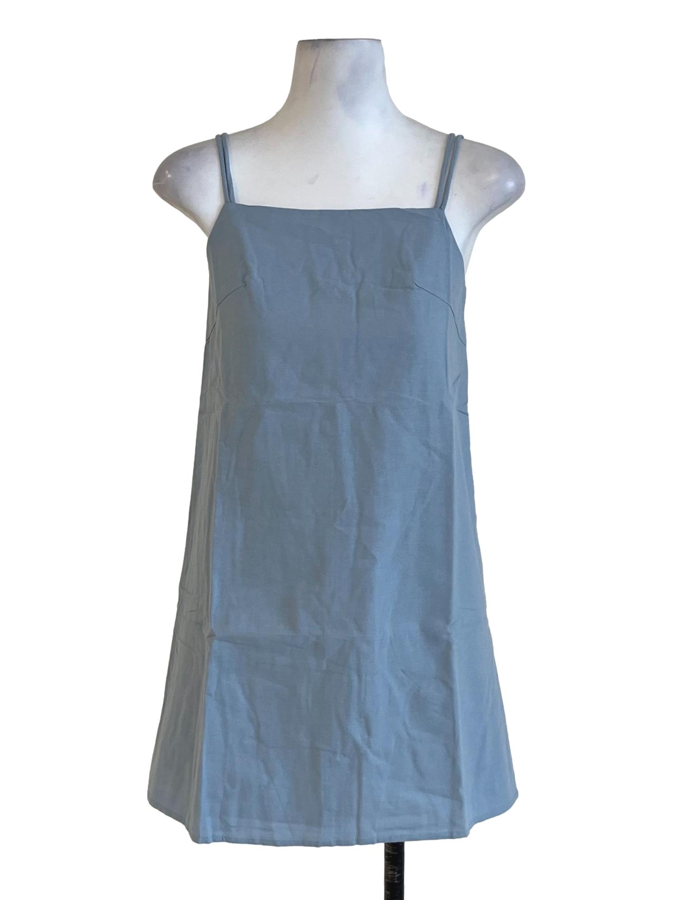 Blue Ambrose Linen Basic Dress