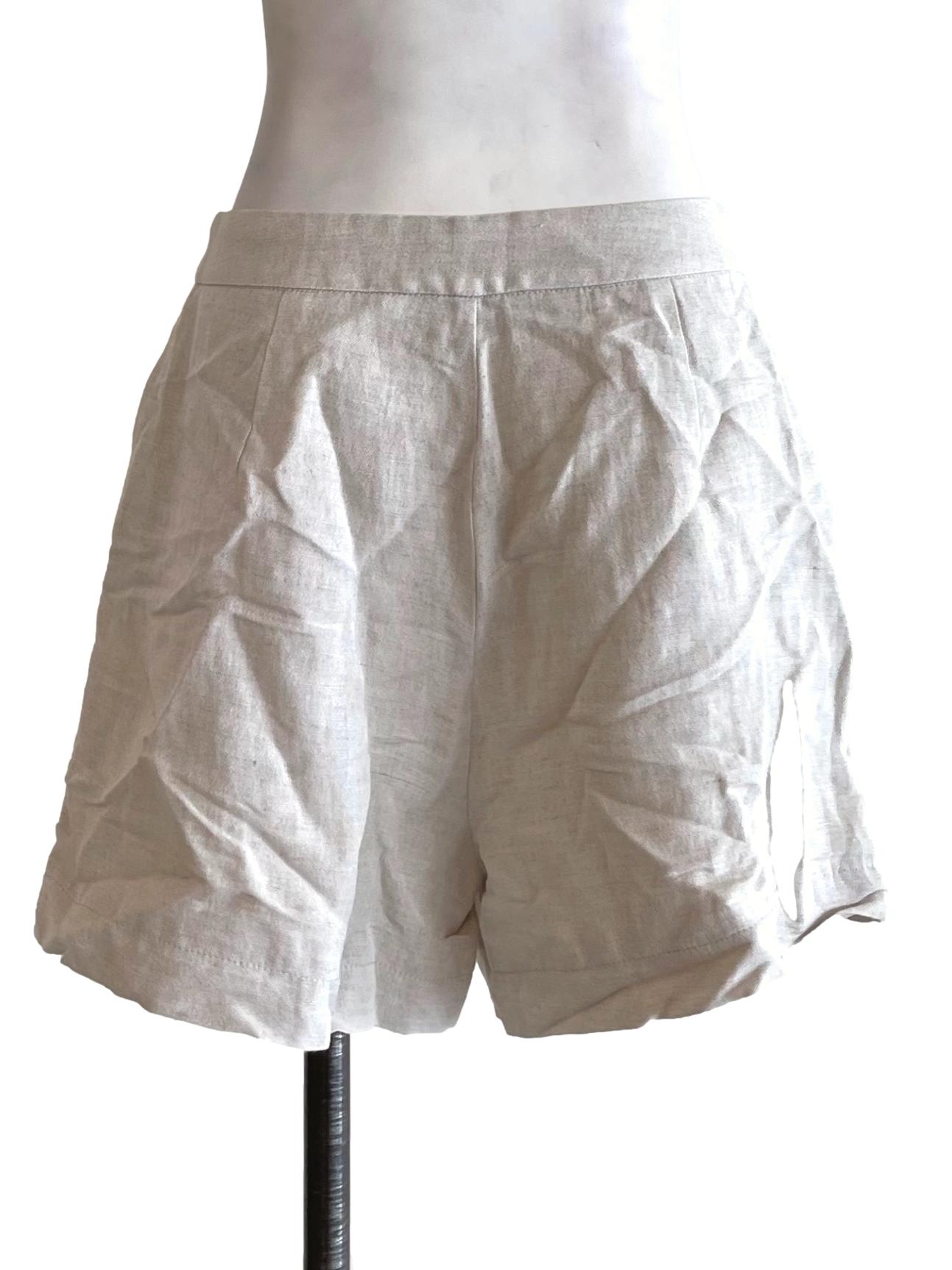 Bone A-Line Shorts