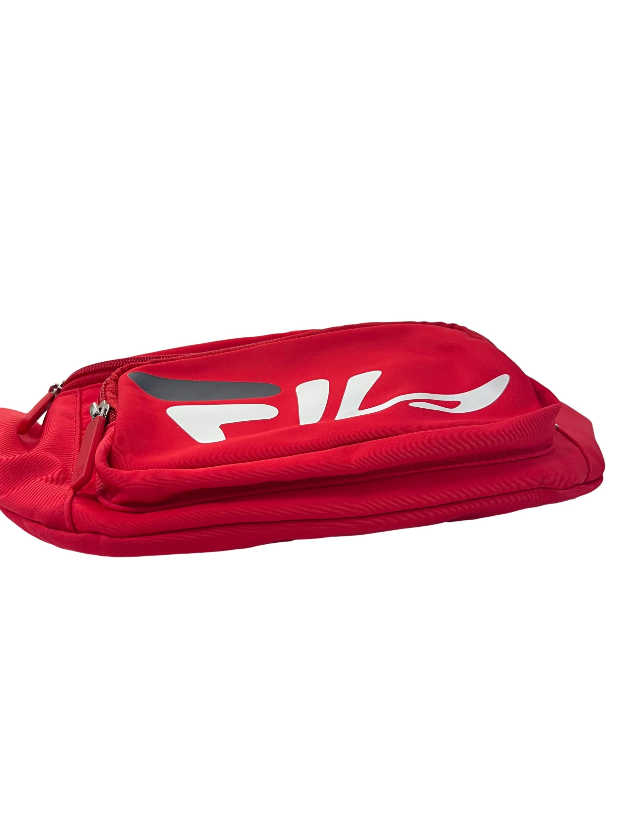 Red Logo Belt Bag