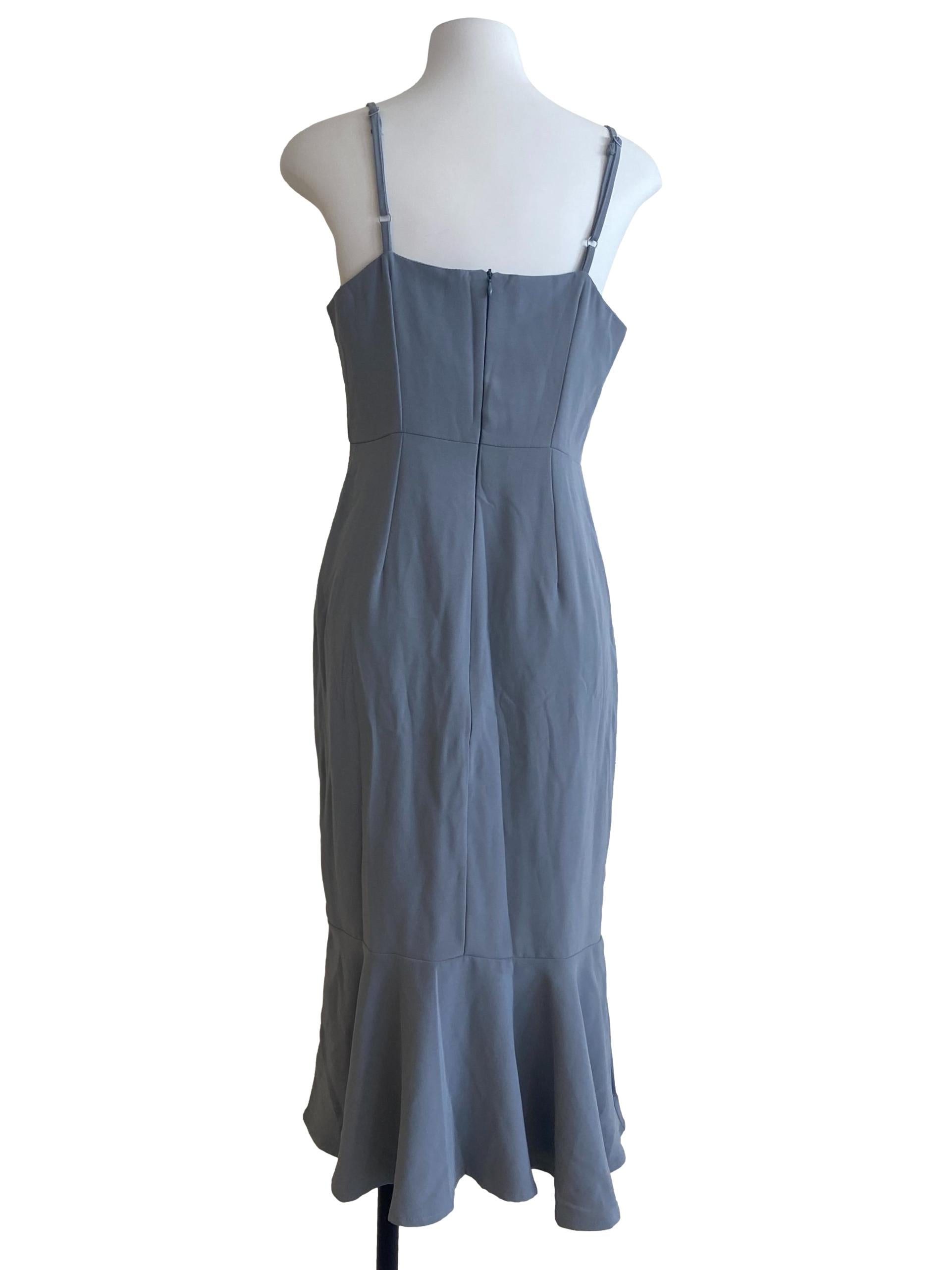 Coin Grey Sleeveless Dropwaist Dress