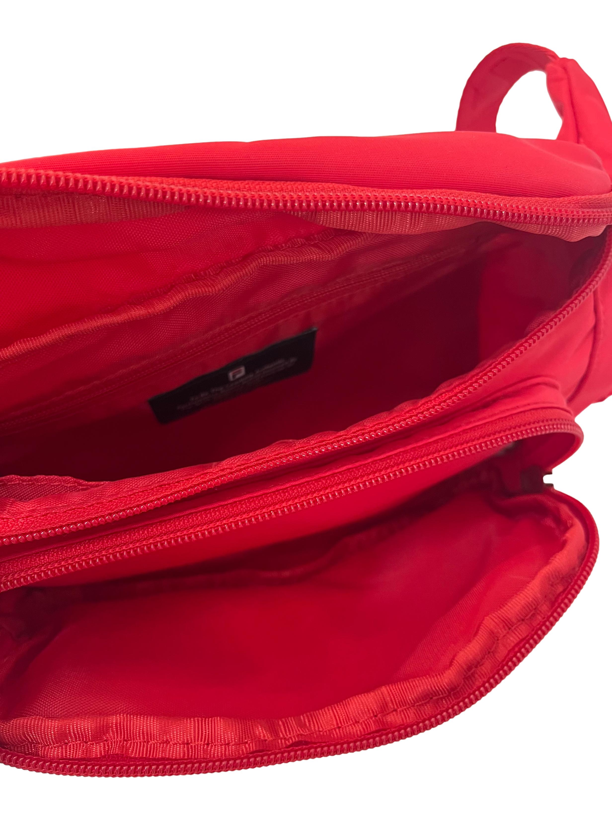 Red Logo Belt Bag
