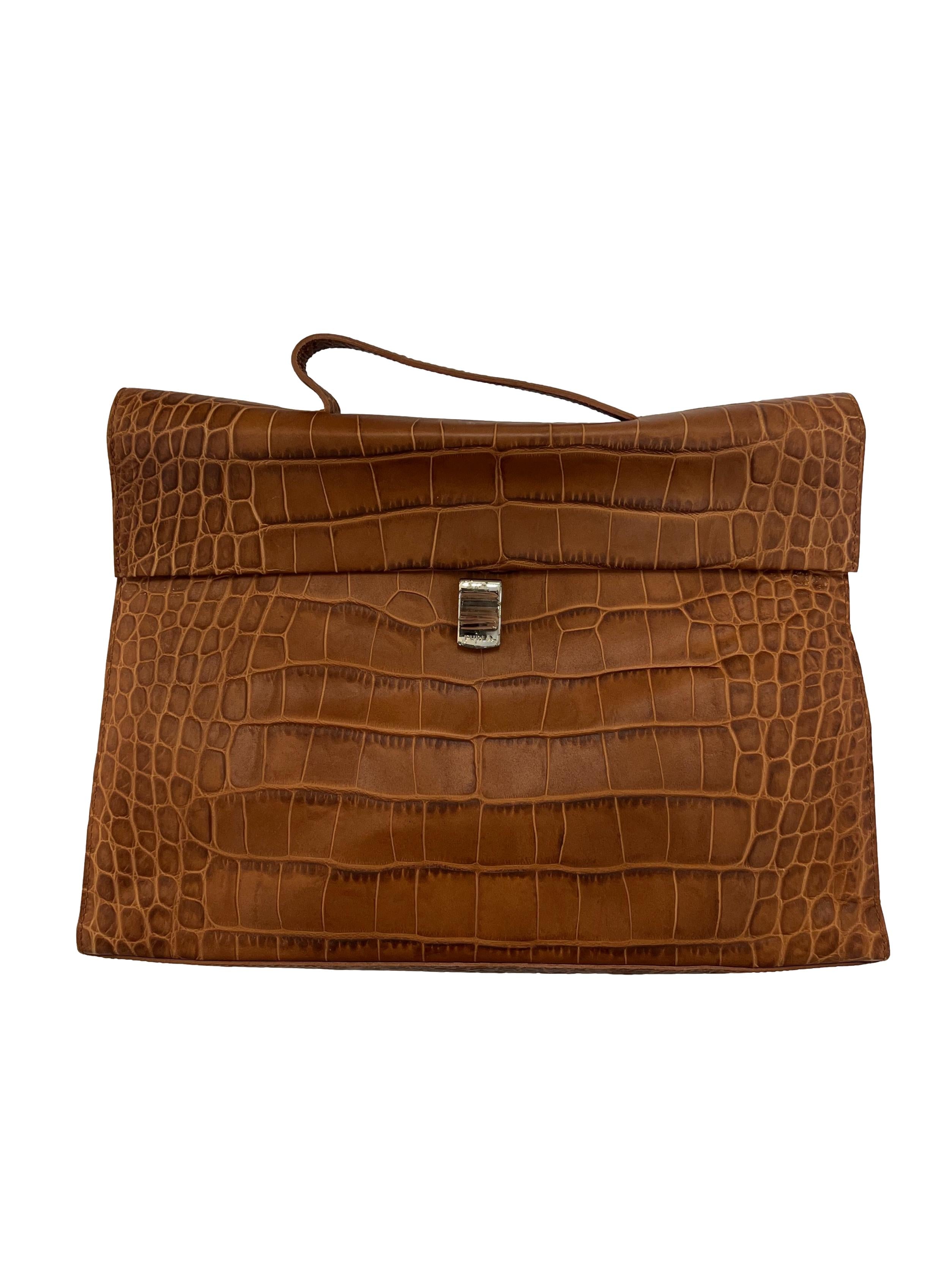 Brown Furla Shoulder Bag