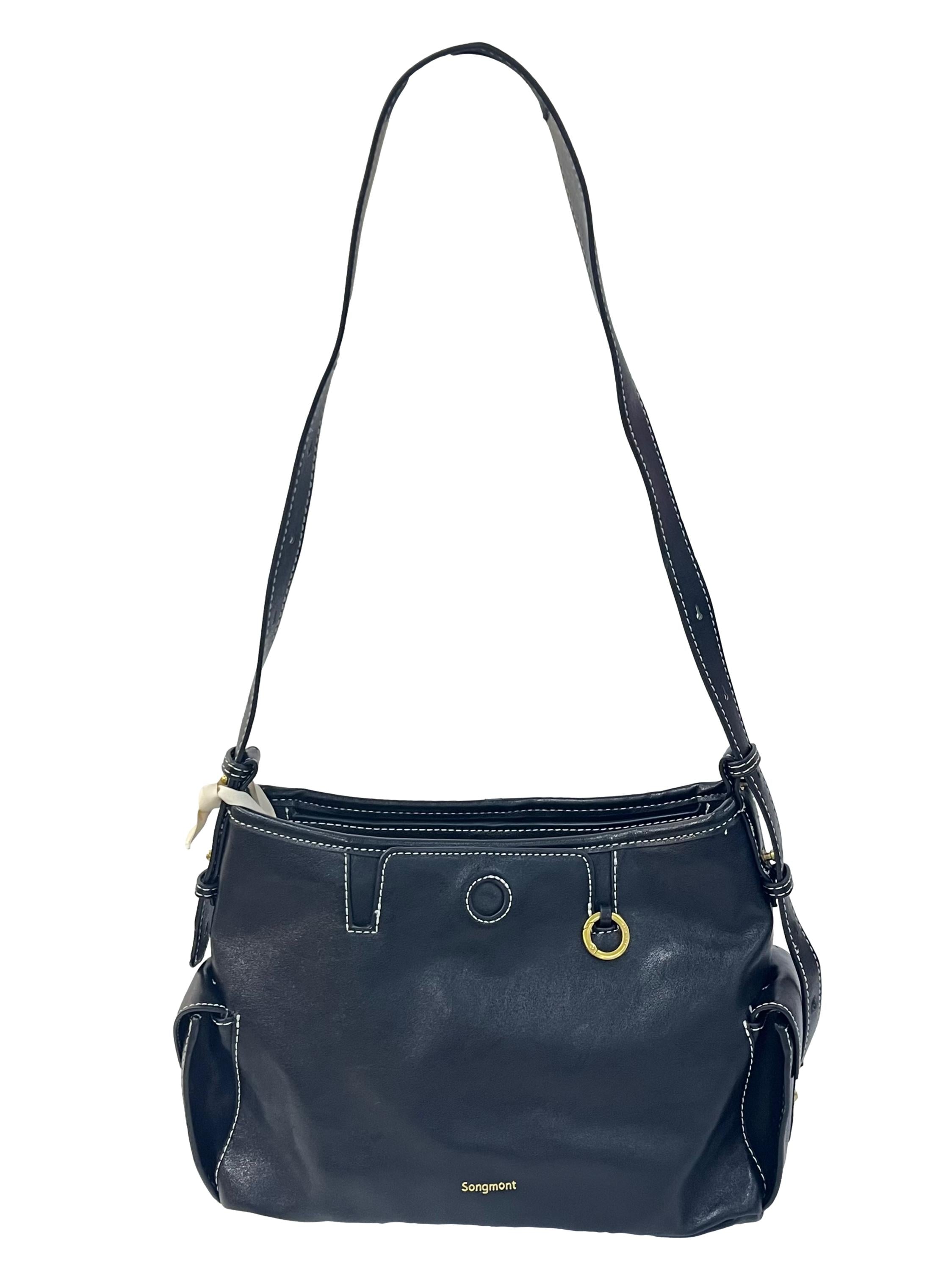 Black Small Yore Hobo Bag