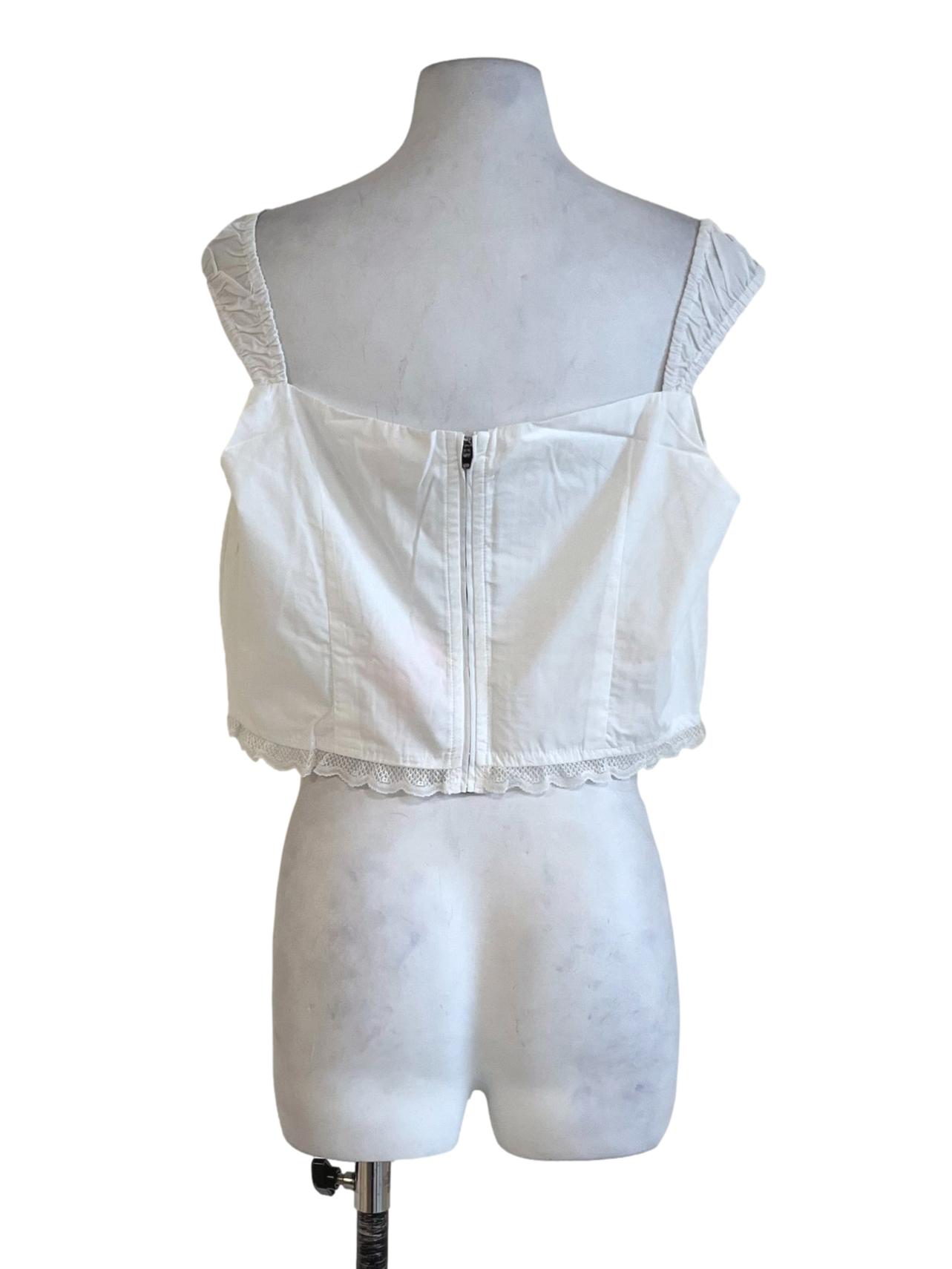 White Stacey Corset Top