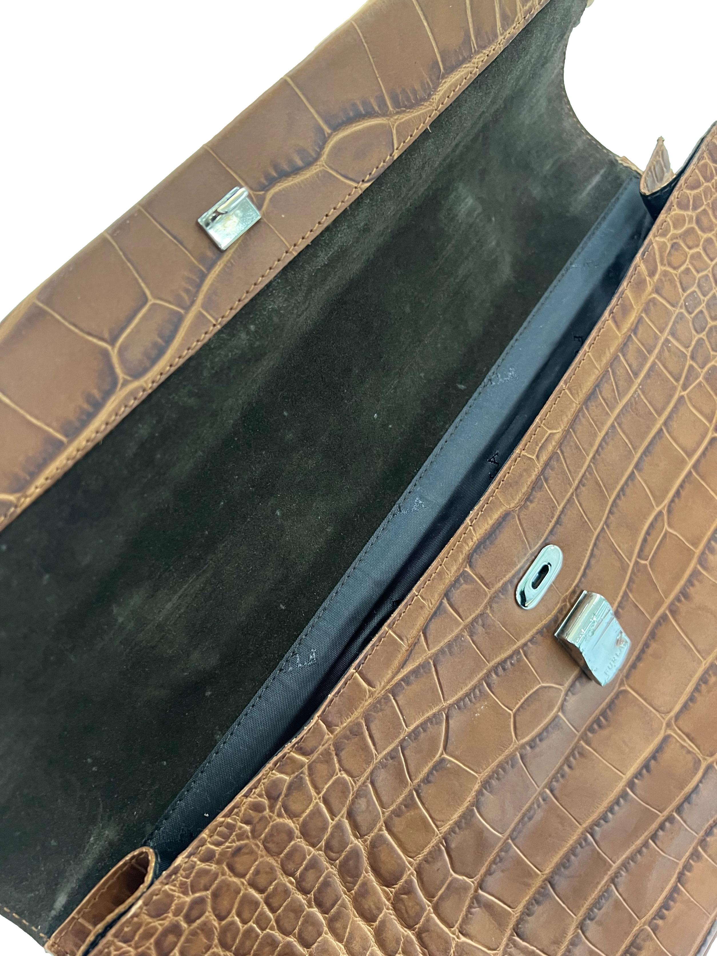 Brown Furla Shoulder Bag