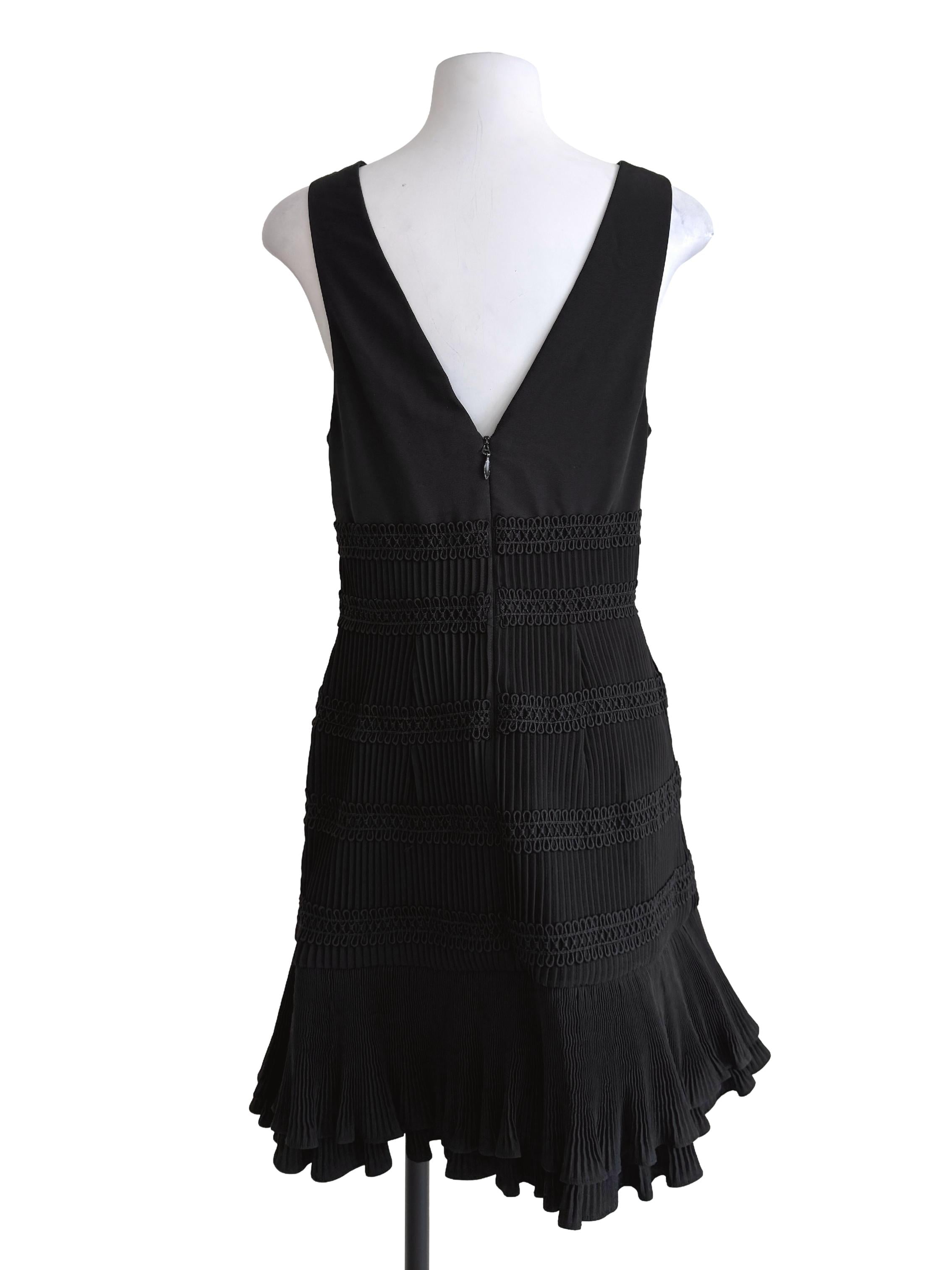 Black Drop Waist Dress