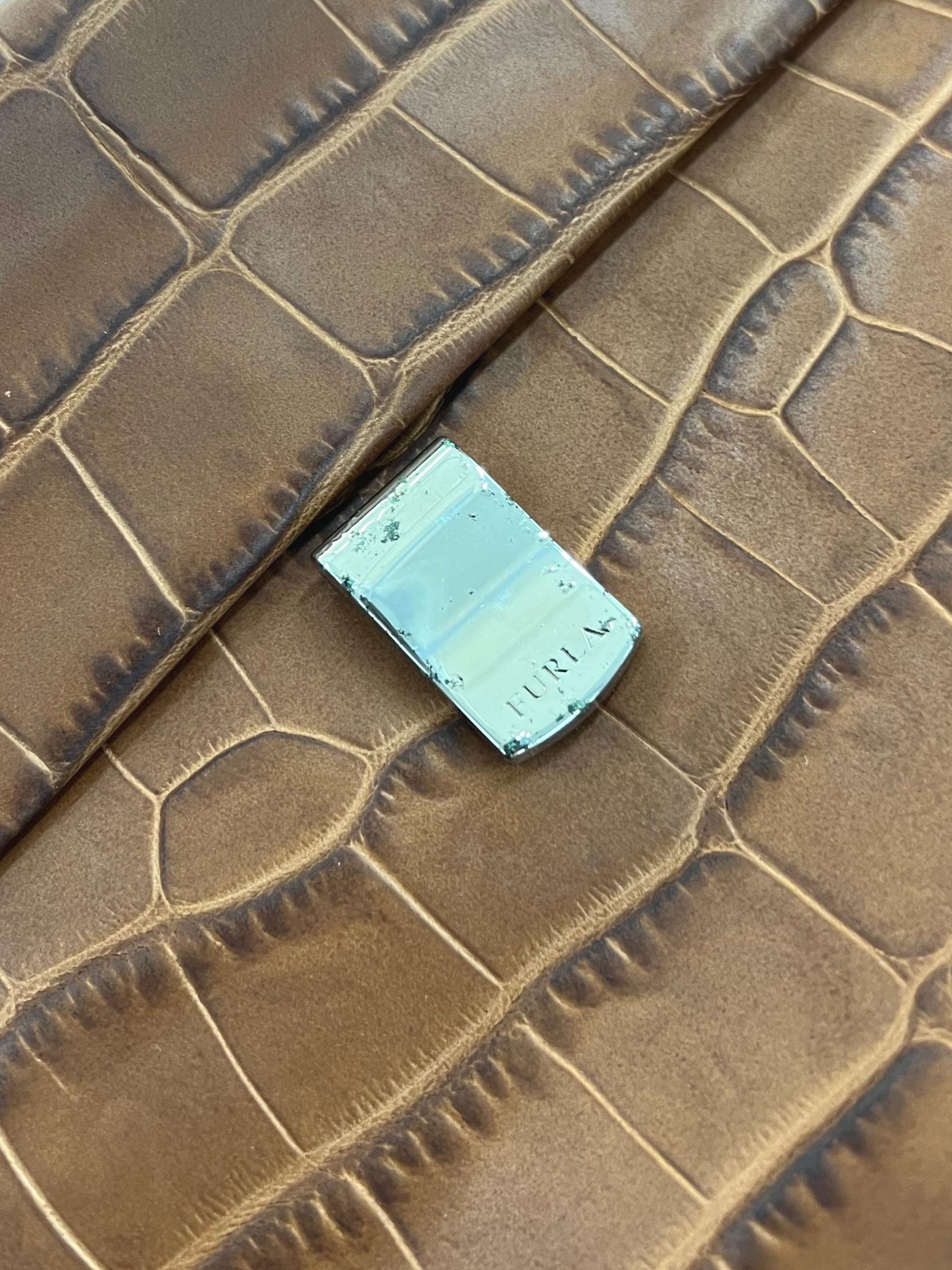 Brown Furla Shoulder Bag