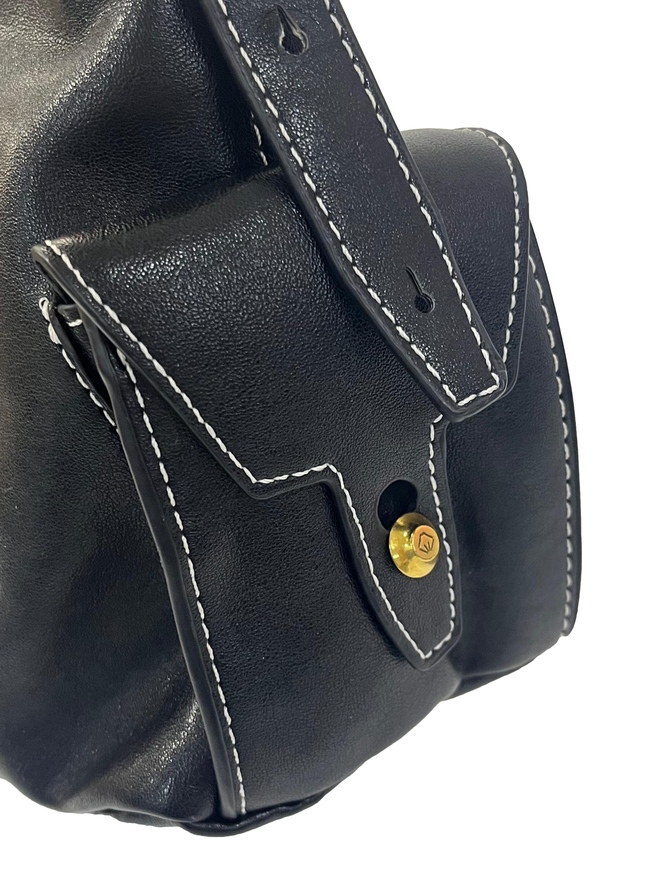 Black Small Yore Hobo Bag