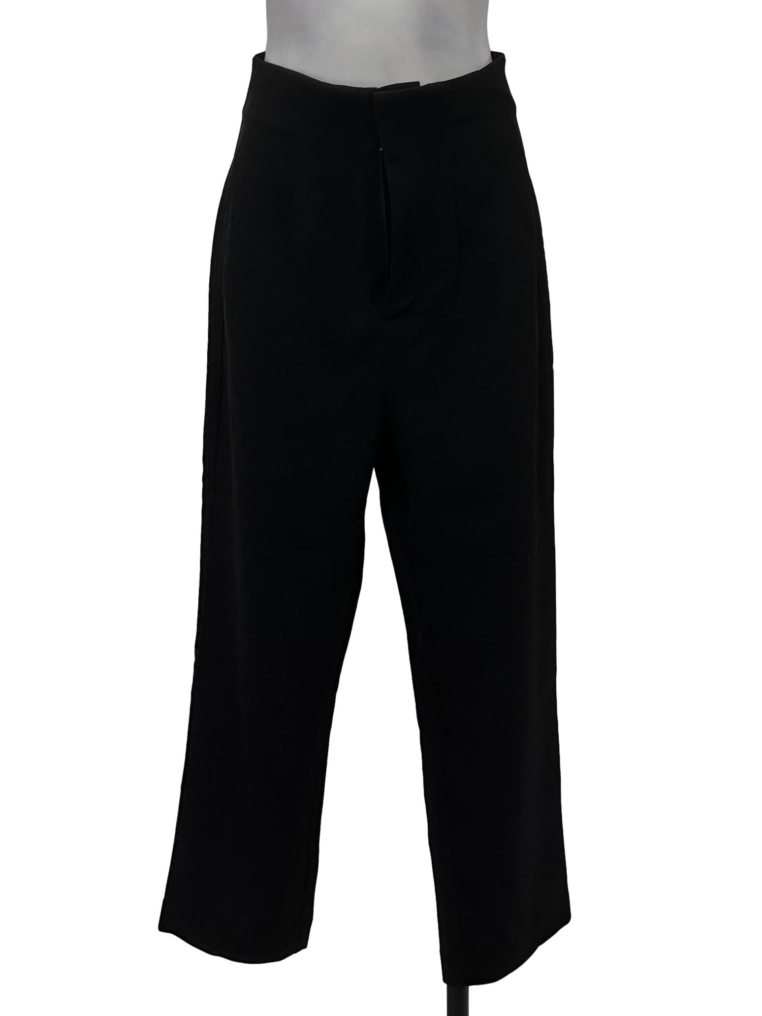 Pitch Black Double Clasp Pants