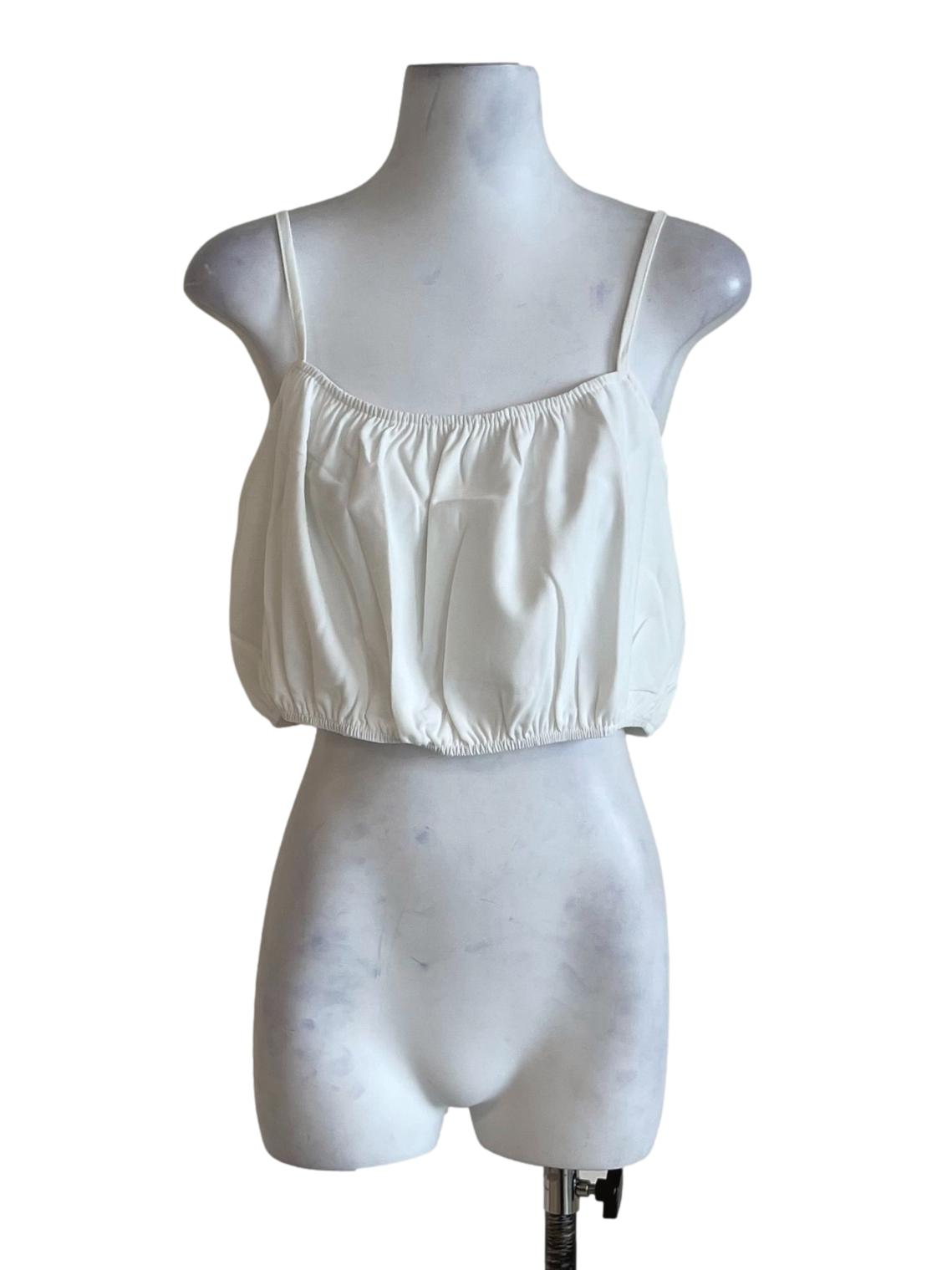 White Kyle Crop Top