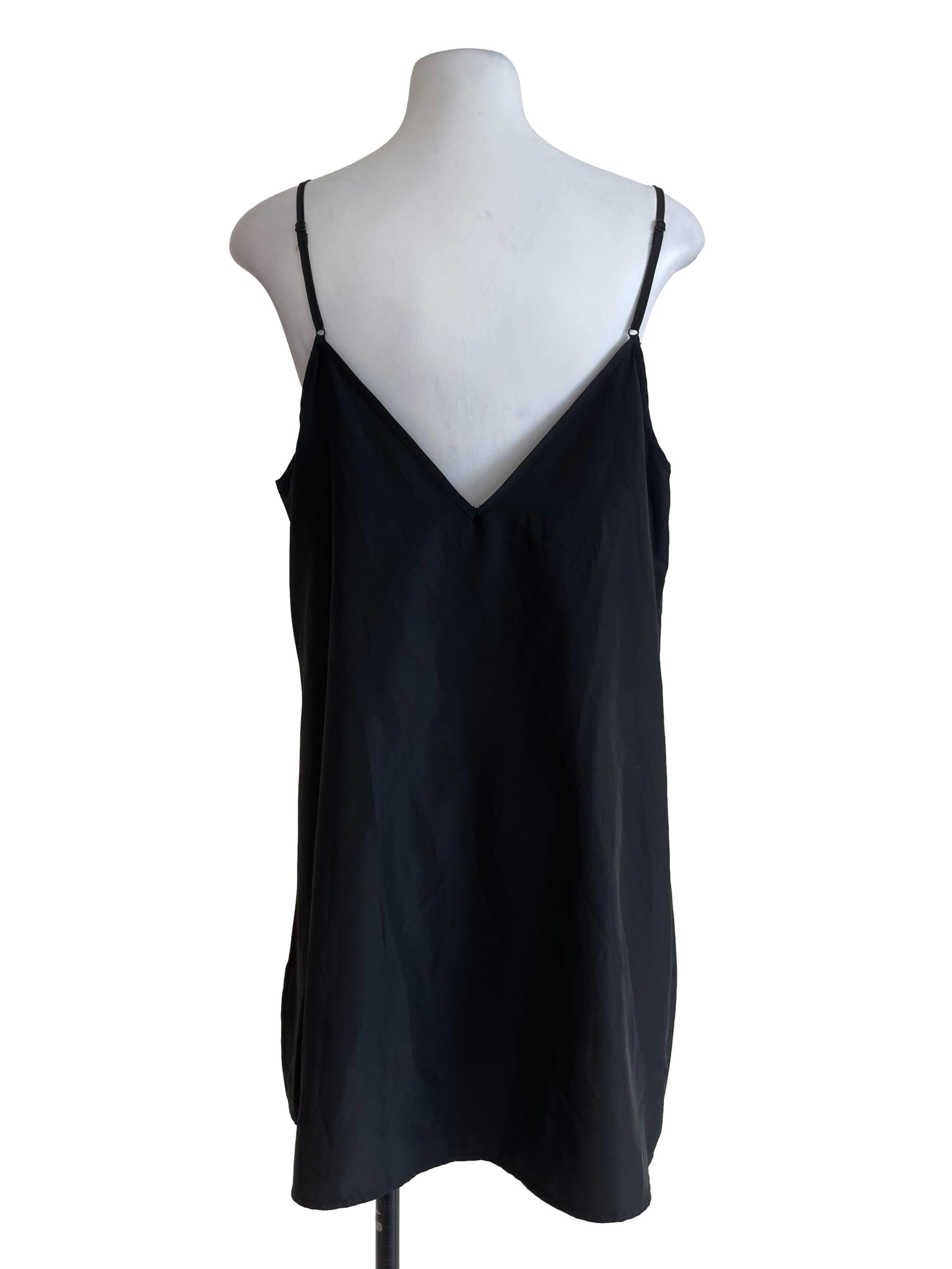 Black V Neckline Dress