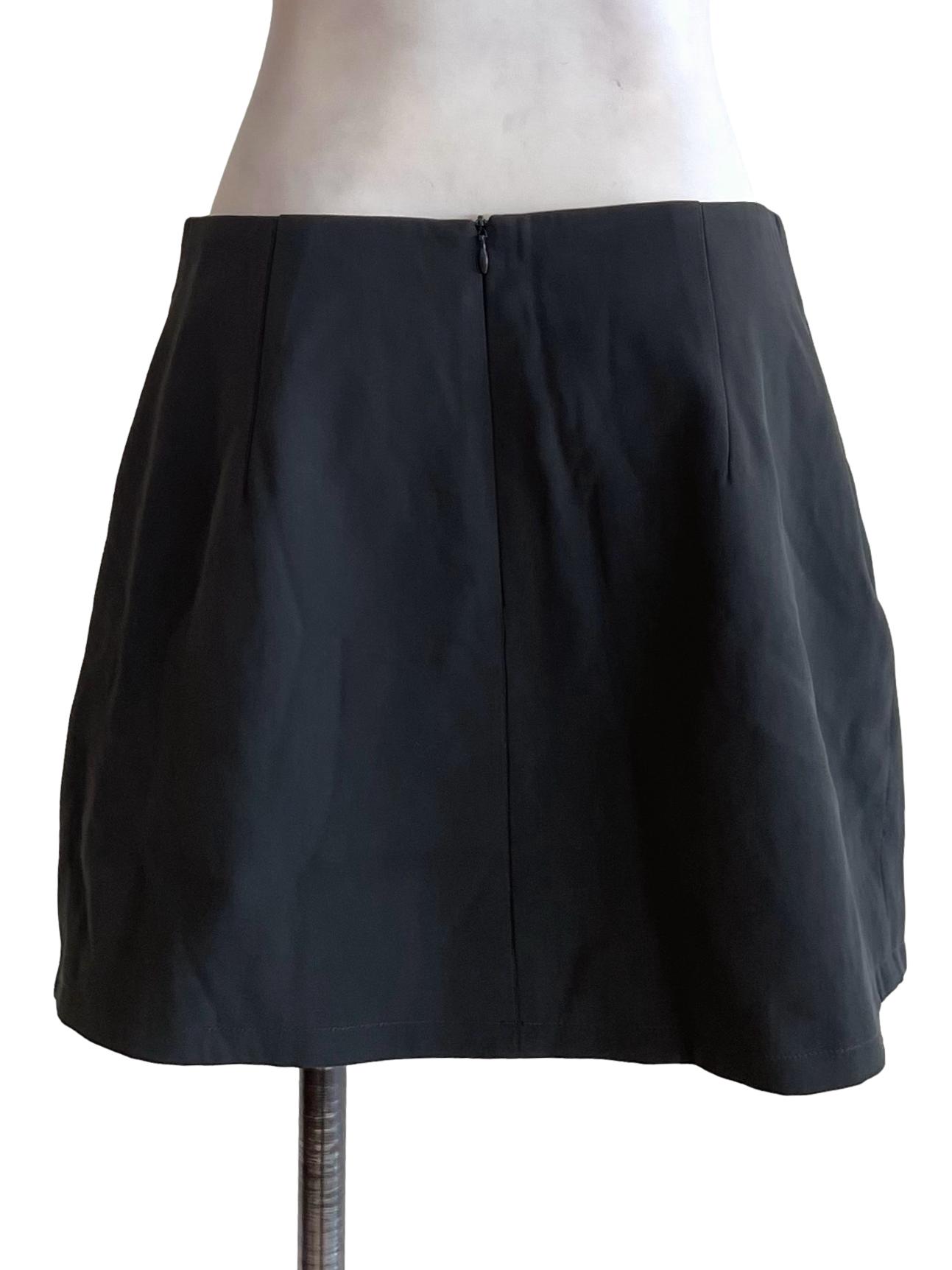 Warm Ash A-Line Mini Skirt