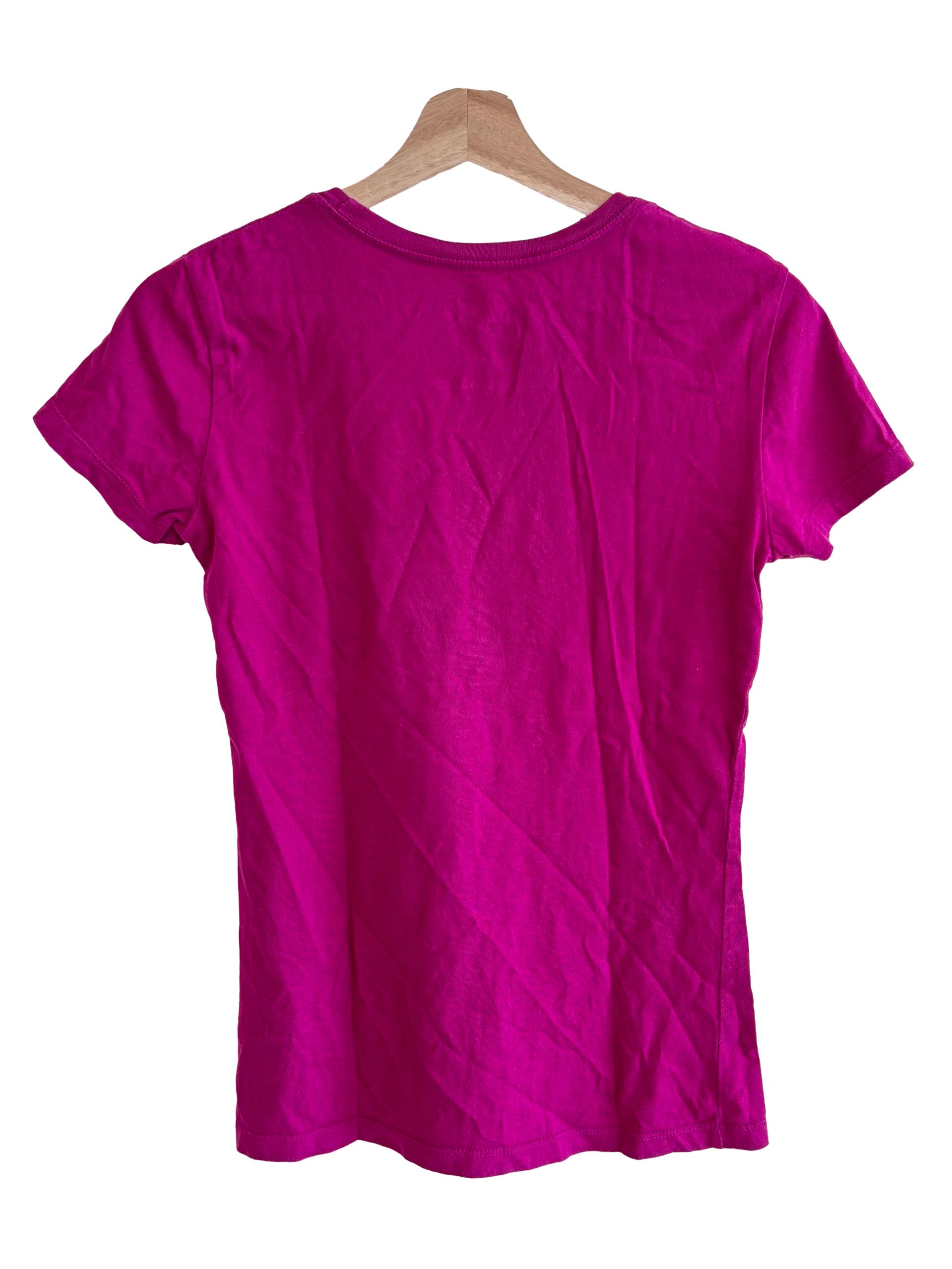 Magenta Pink Slim Fit Tee