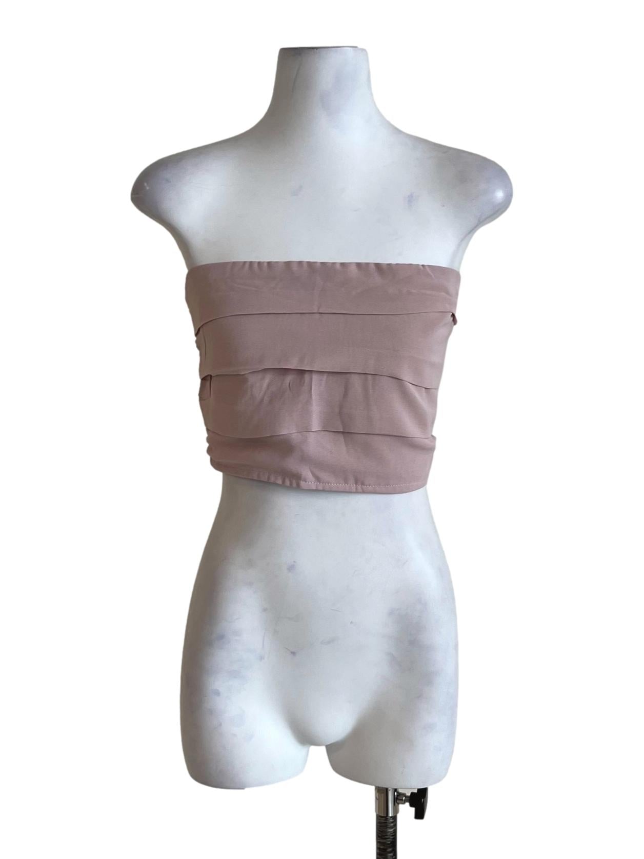 Pink Lizzy Tiered Tube Top