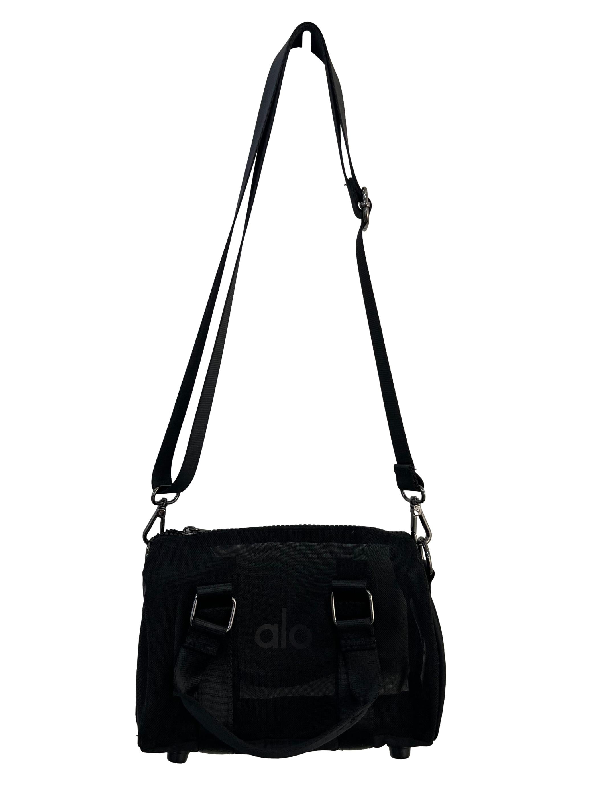 Black Mini Sheer Duffle