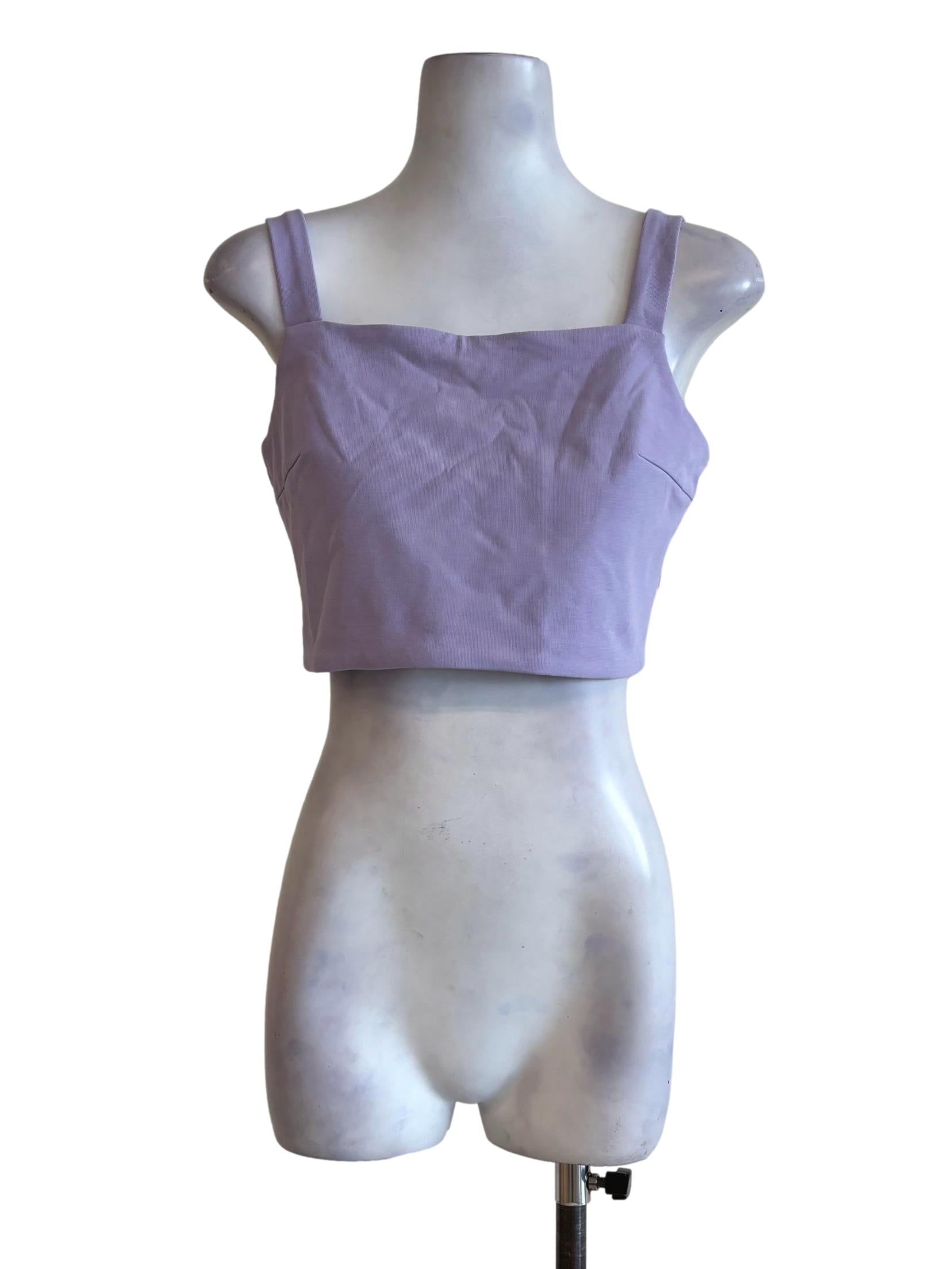 Lilac Cotton Camisole Top
