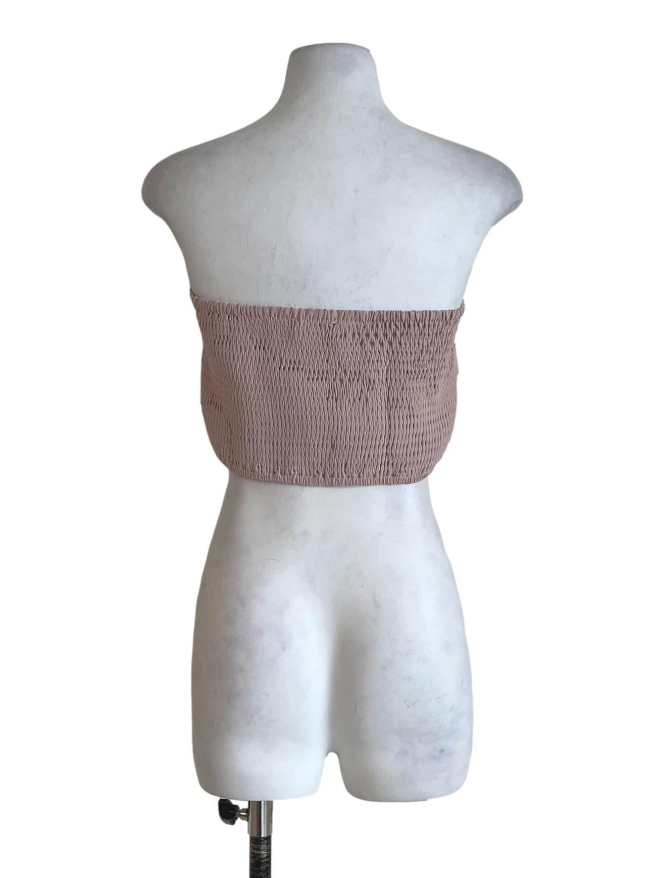 Pink Lizzy Tiered Tube Top