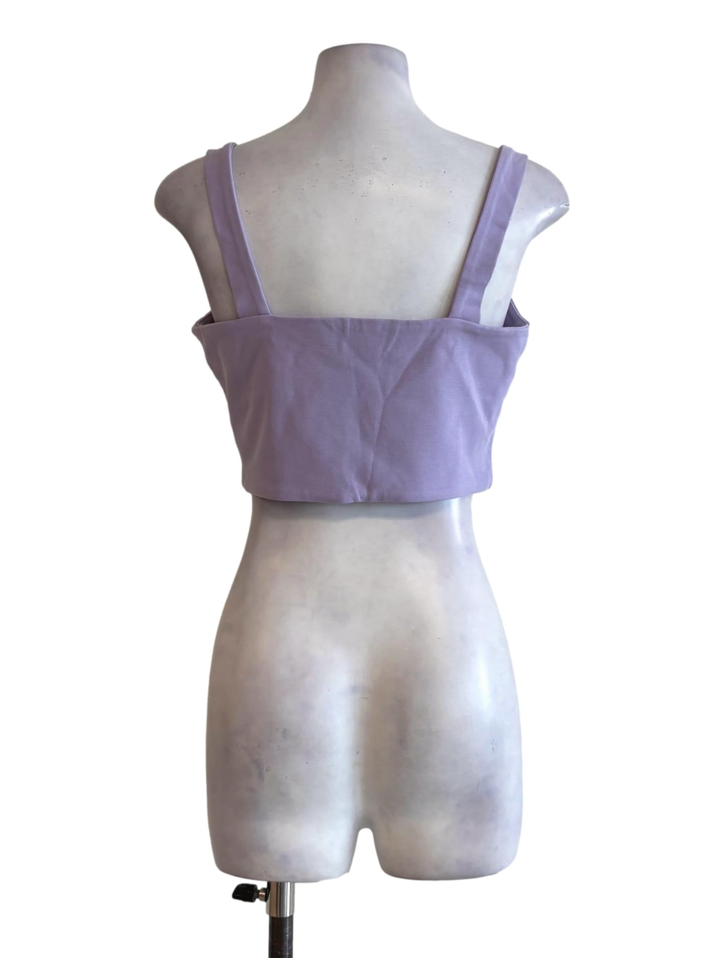 Lilac Cotton Camisole Top