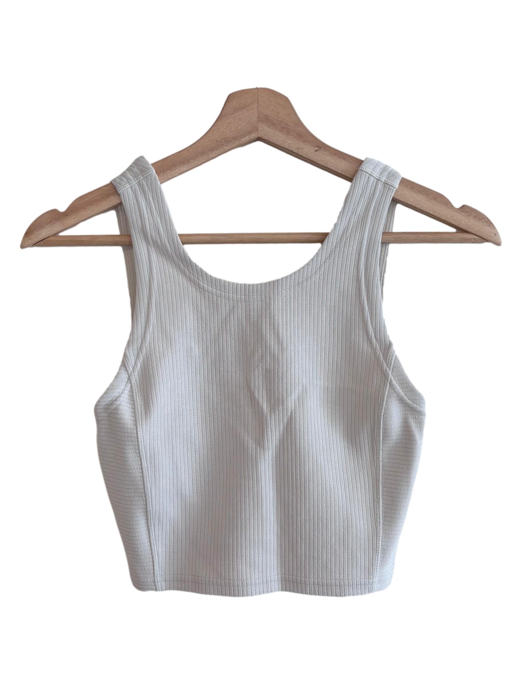 Alabaster White Scoop Tank