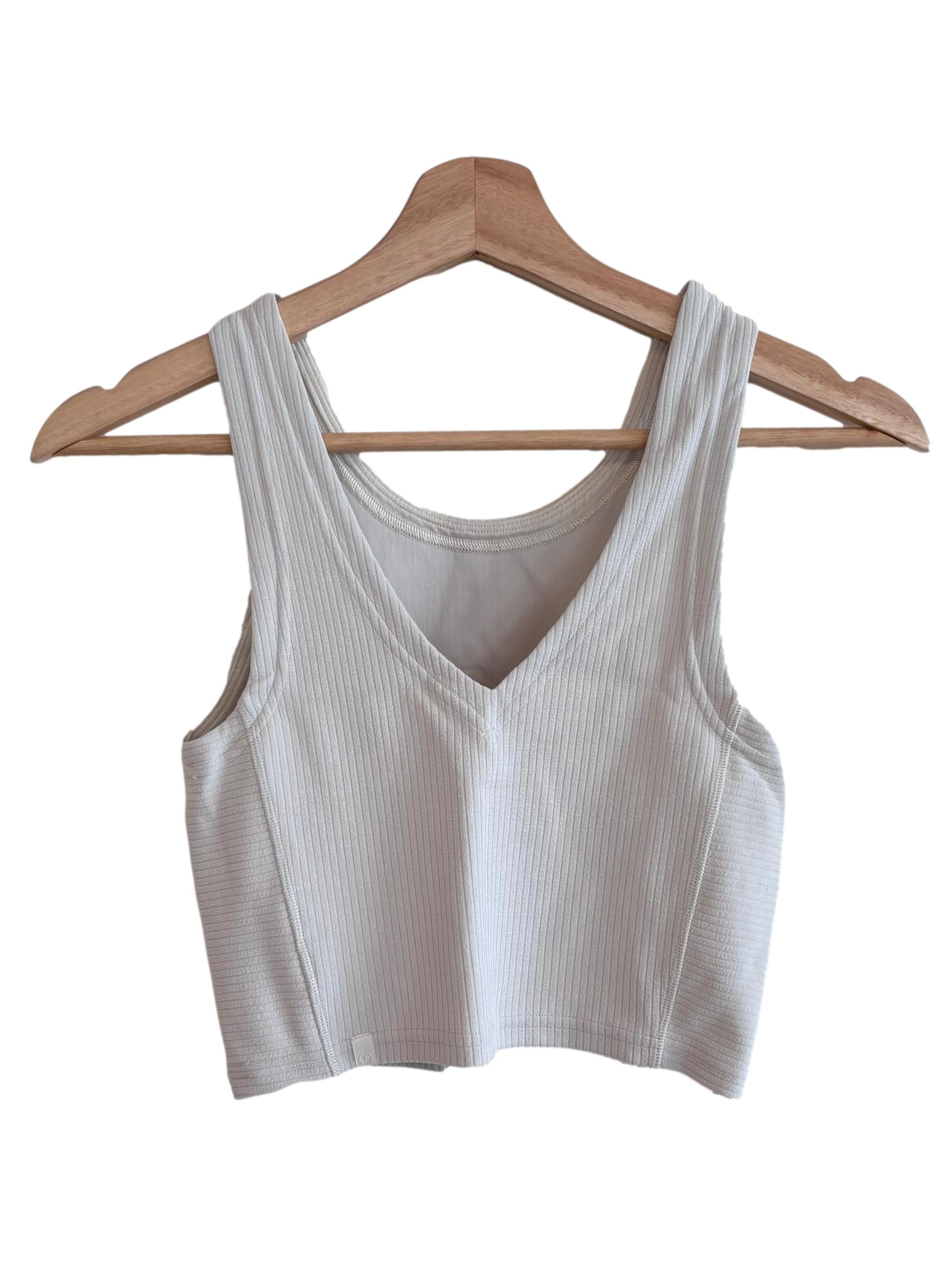 Alabaster White Scoop Tank