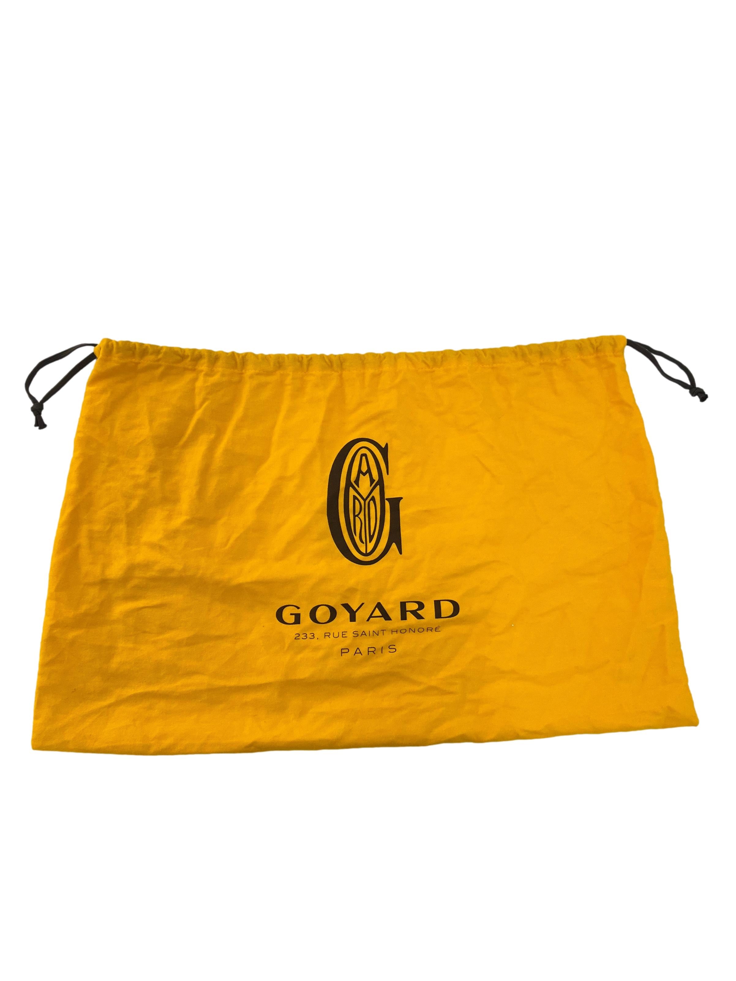 Yellow Goyardine St Louis Pouch