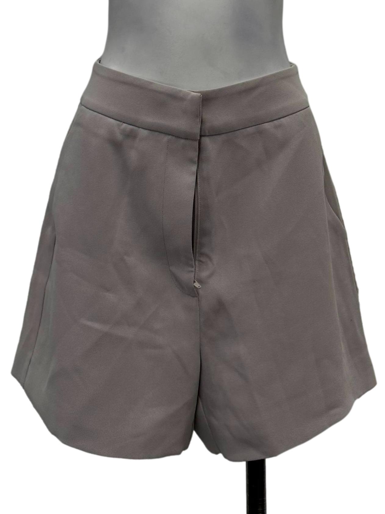 Light Grey Highwaisted Shorts OSN