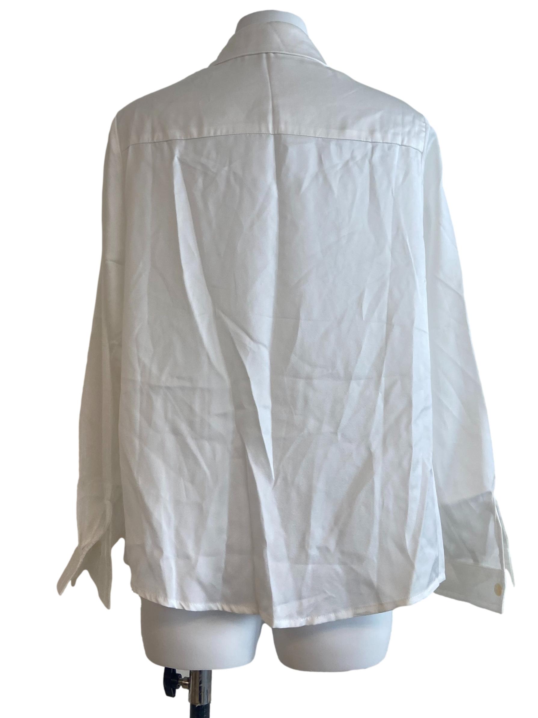 White Button Down  Blouse