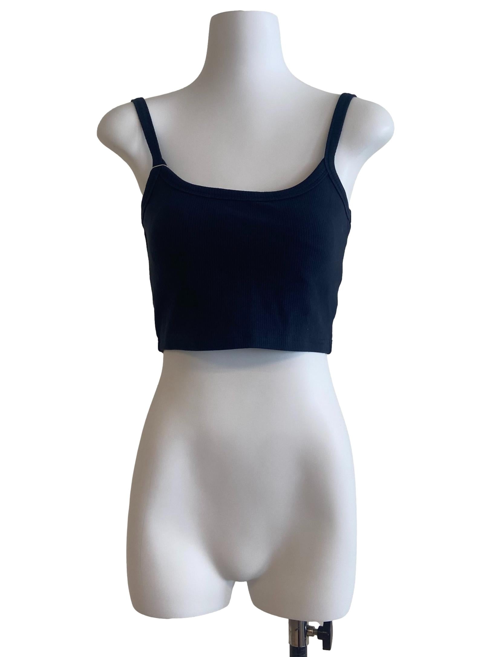 Aegean Blue Sleeveless Crop Top