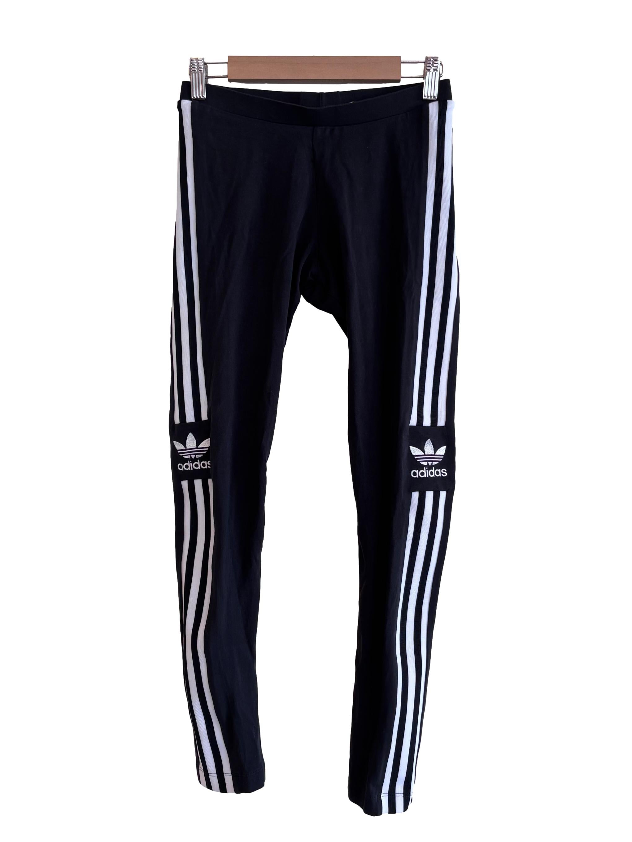Fade Black 3 Stripes Leggings
