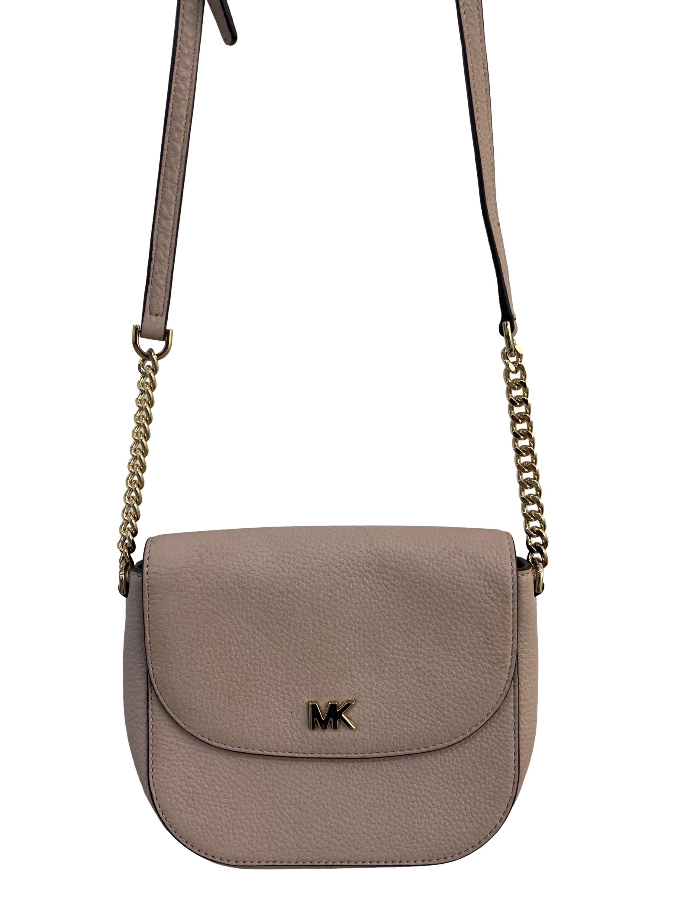 Light Pink Mott Crossbody Bag
