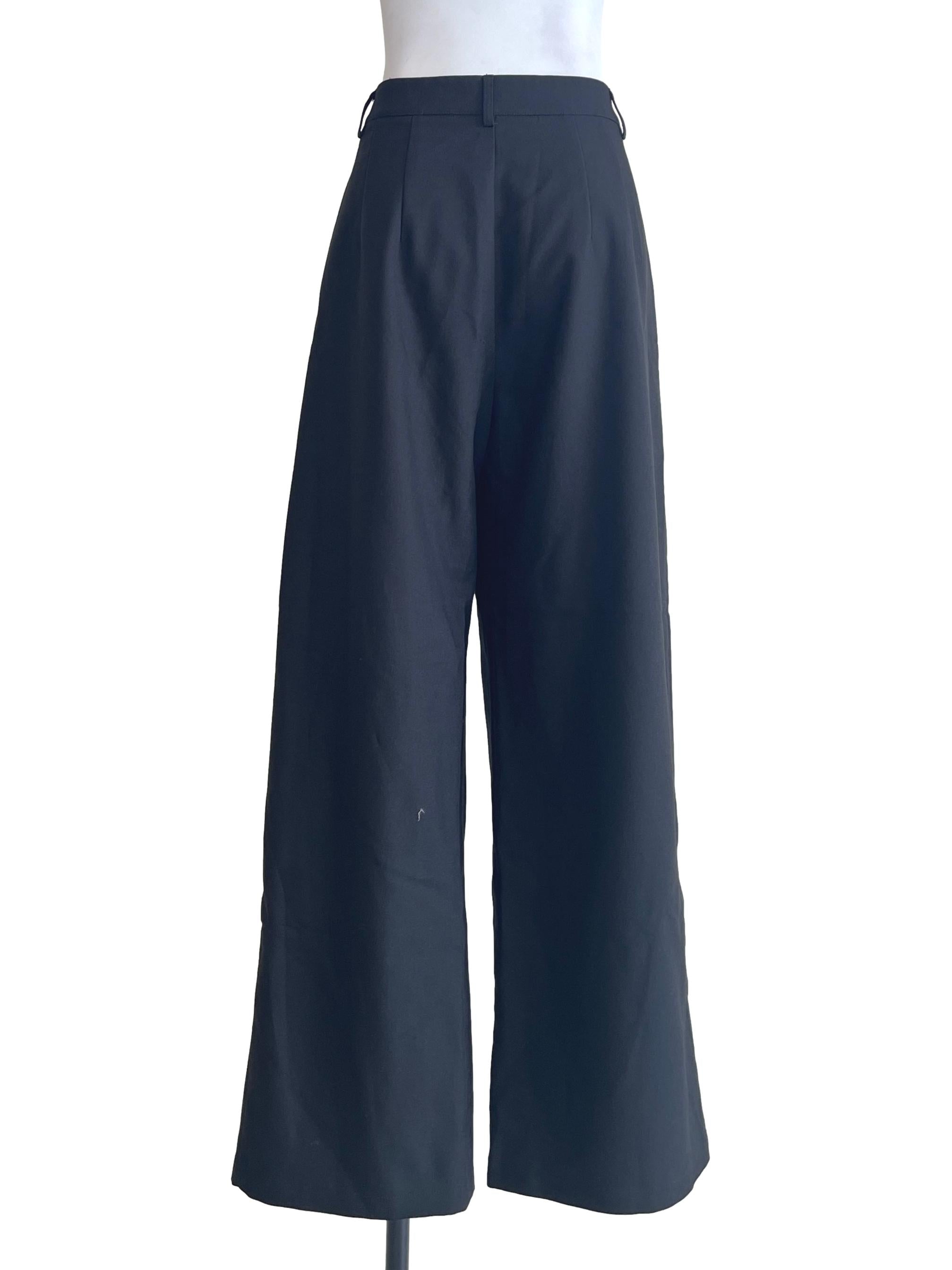 Onyx Black Wide Leg Pants