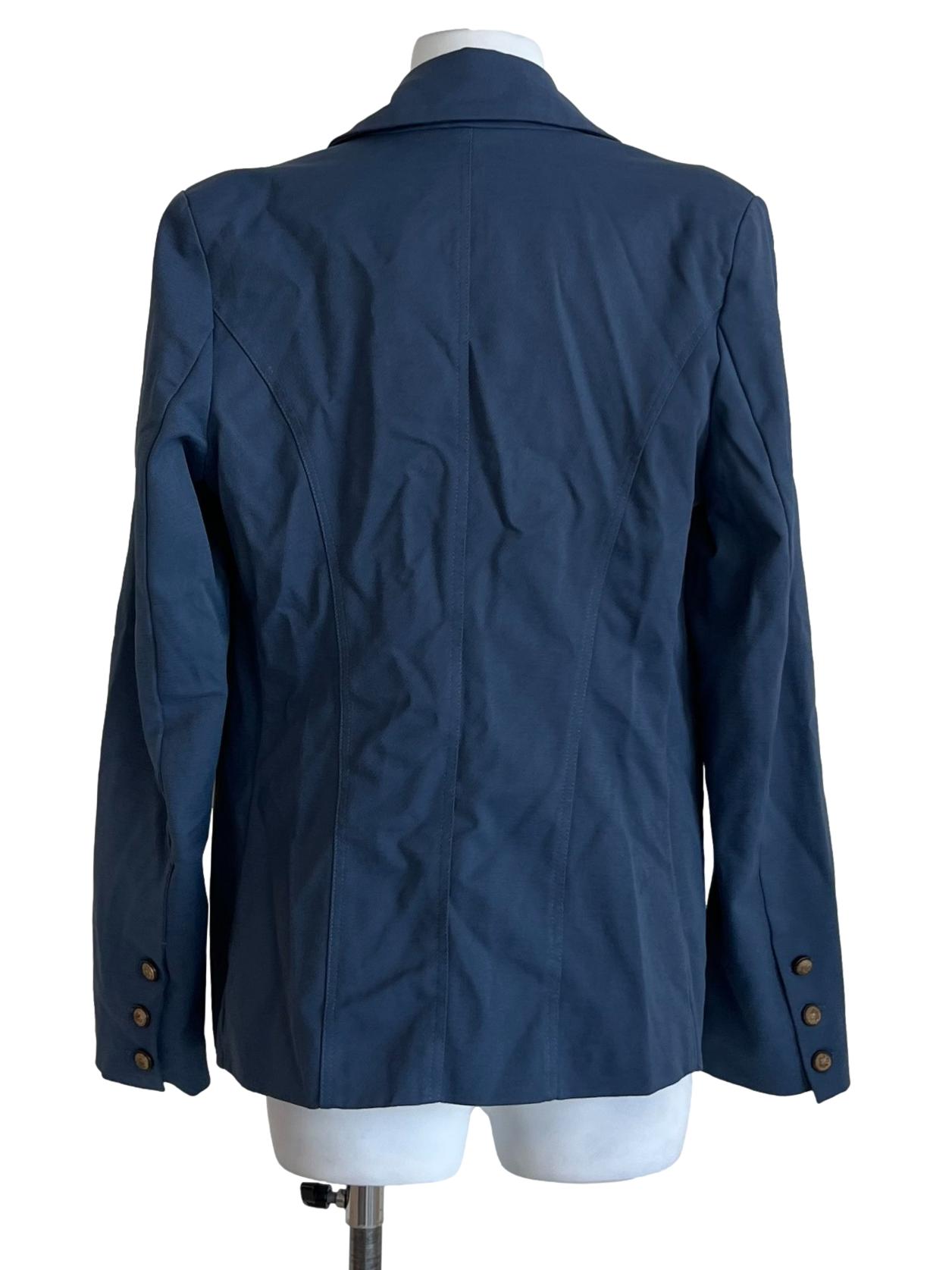 Aegean Blue Double Breasted Blazer