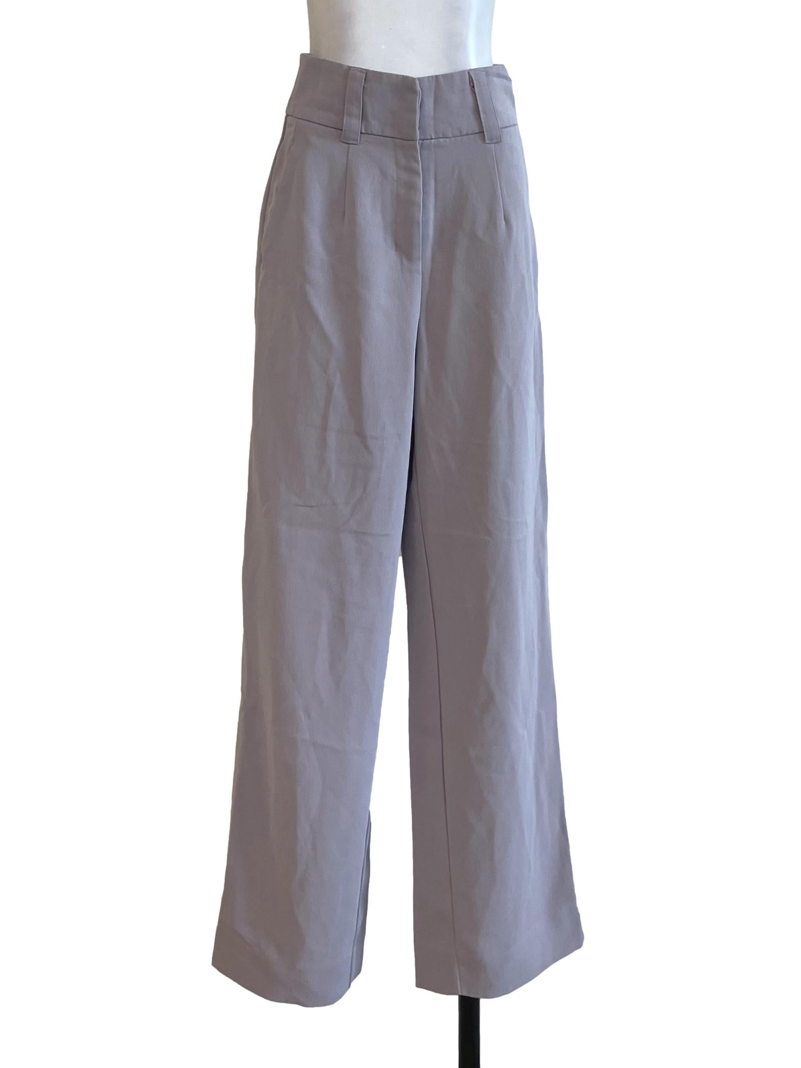 Dusty Purple Straight Cut Pants LB