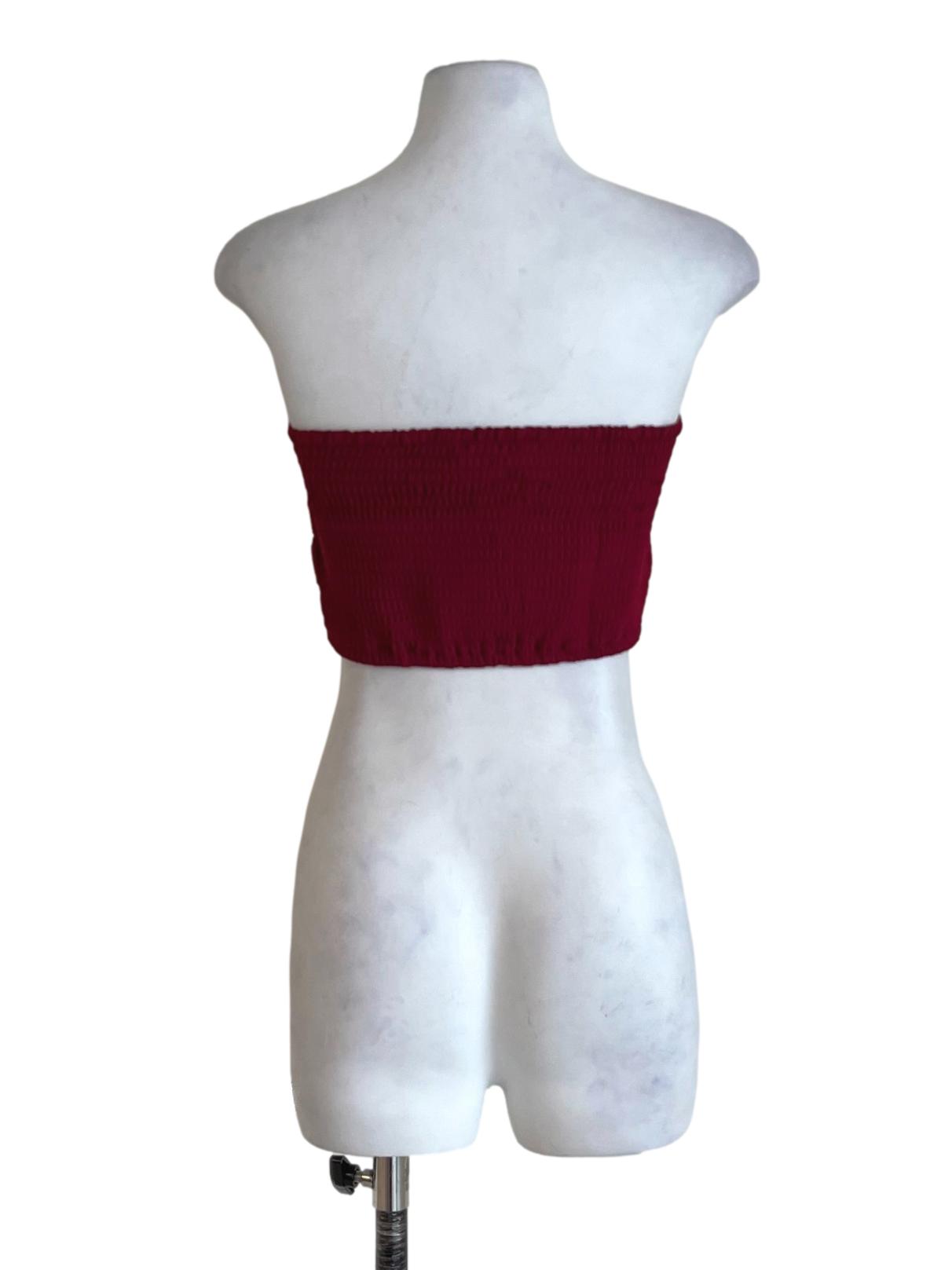 Red Lizzy Tiered Tube Top