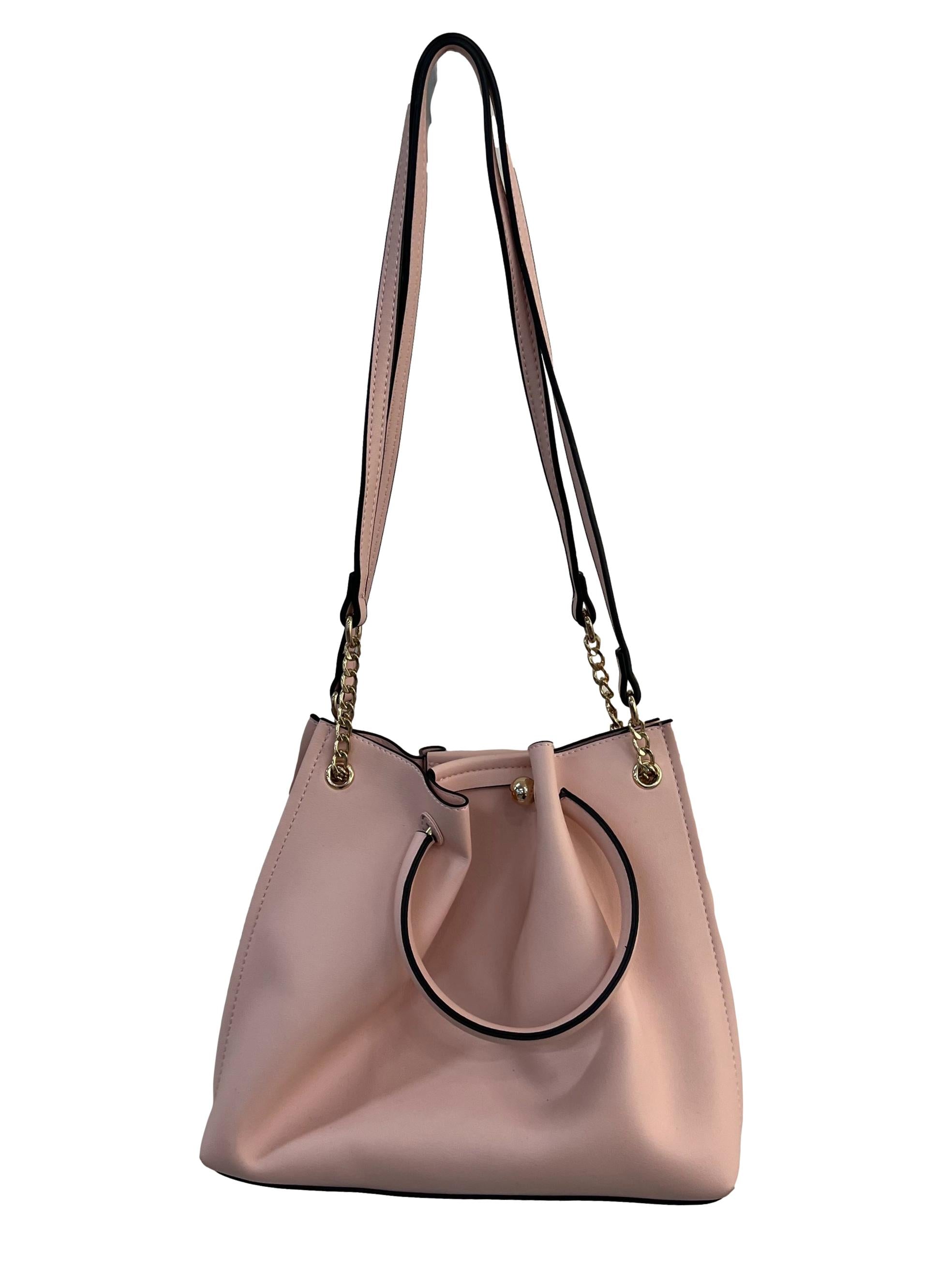 Pink Two Way Crossbody Bag