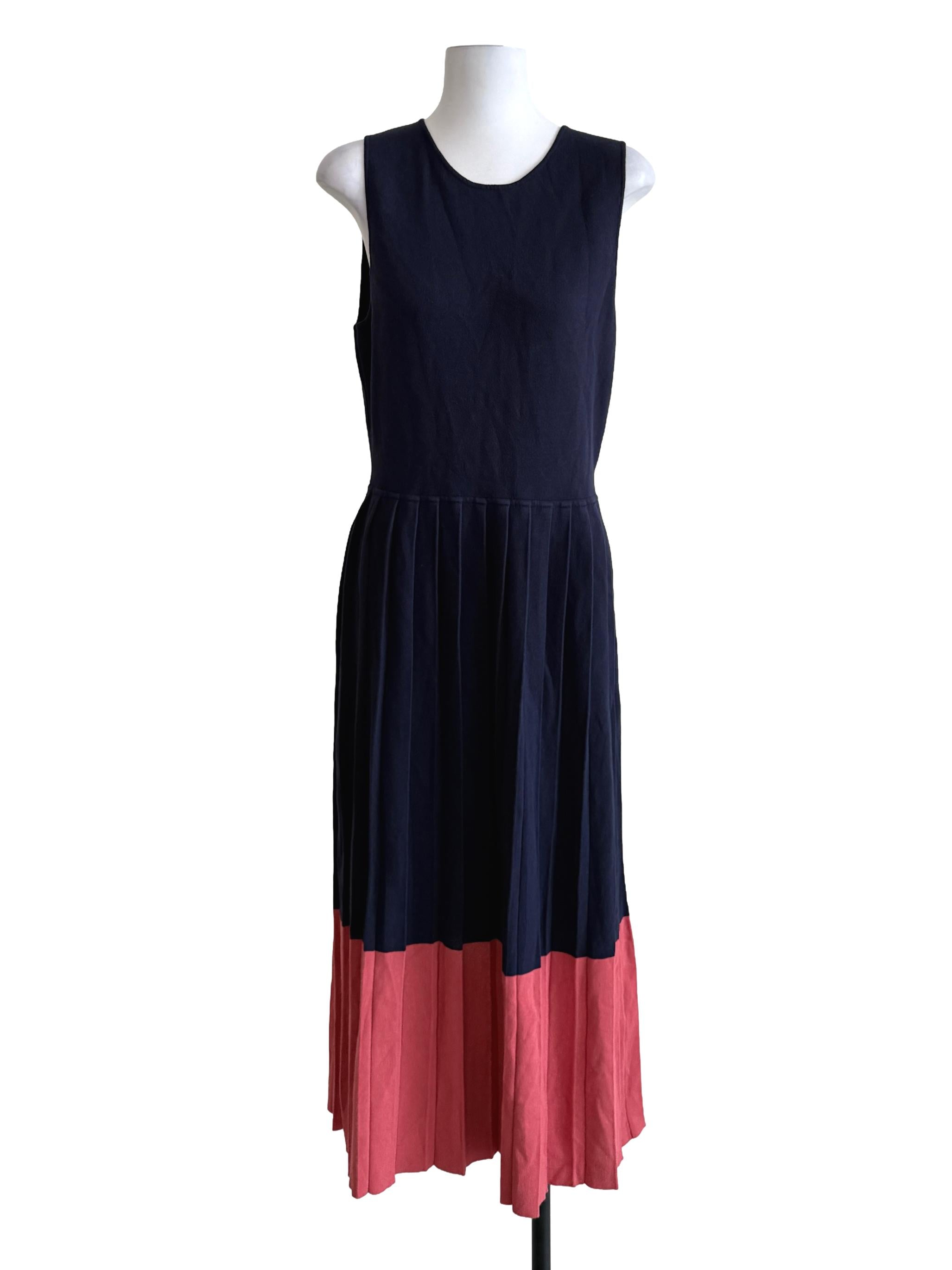 Two Tone Drop Waist Dress