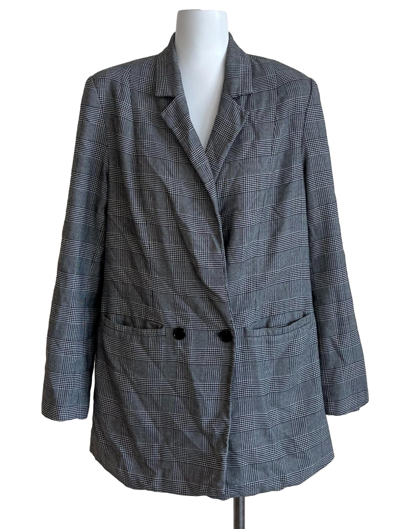 Black Nailshead Single Breasted Blazer