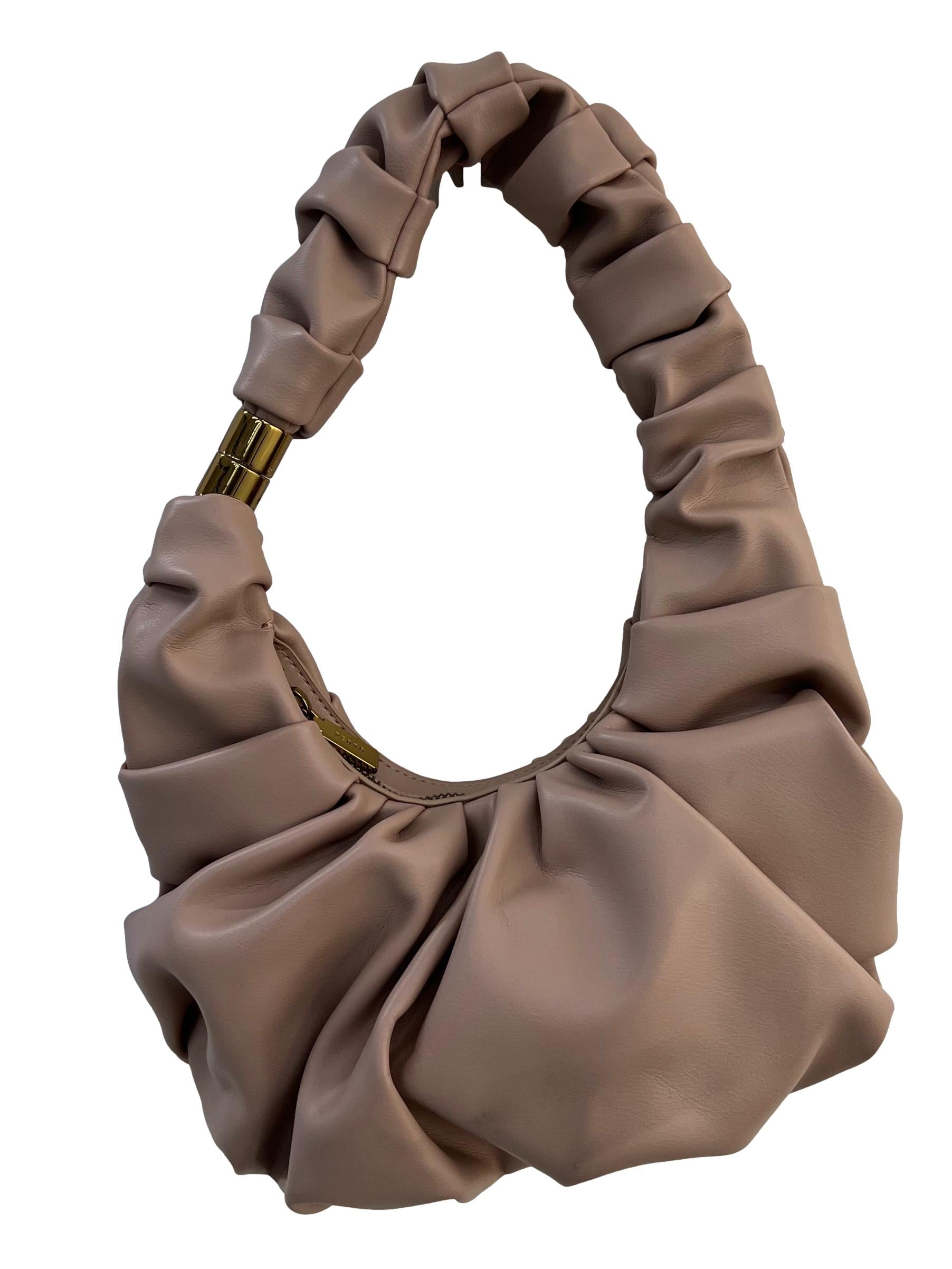 Beige Venus Hobo Bag